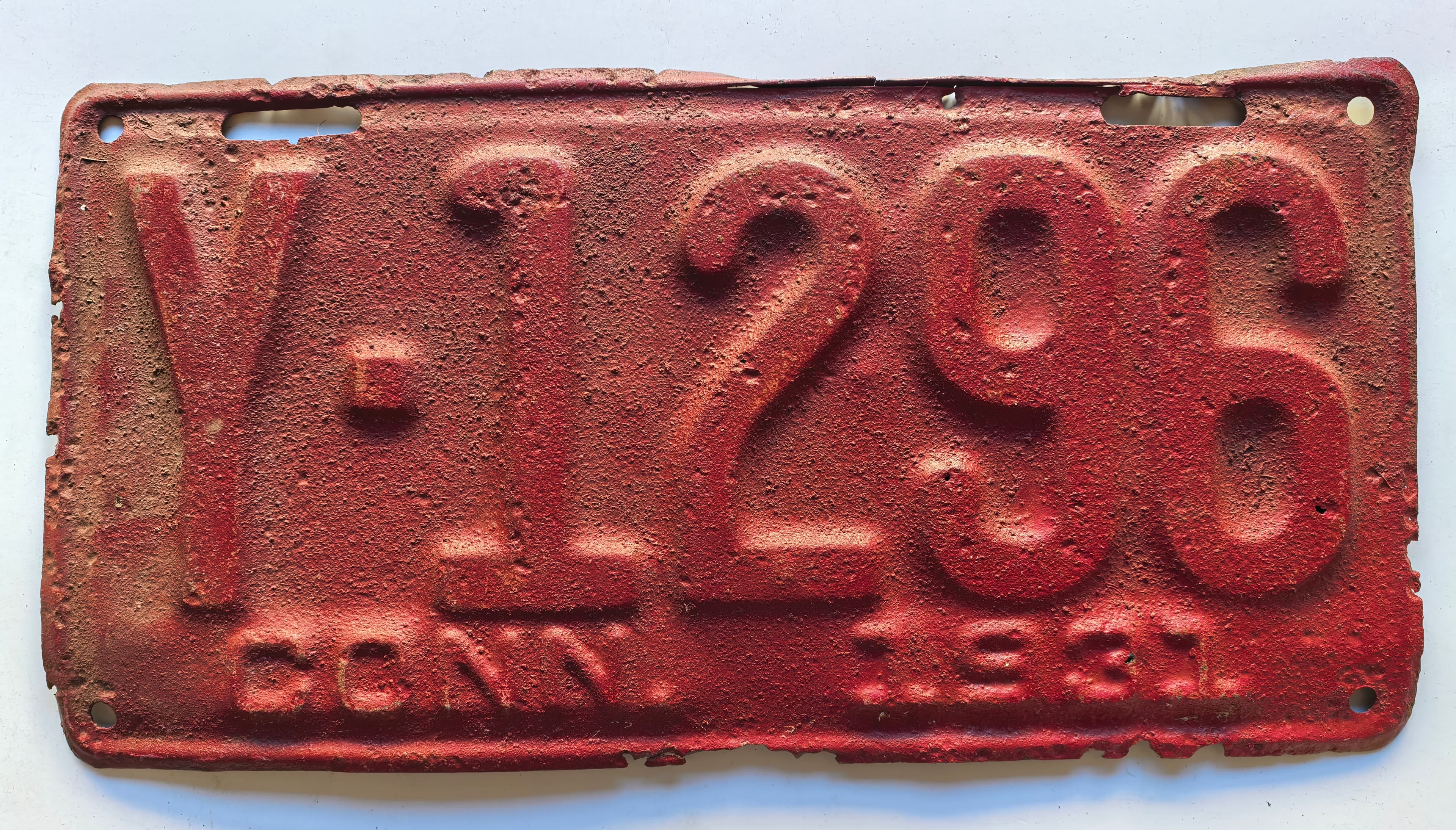 USA Kennzeichen - Connecticut - Y-1296, view 1