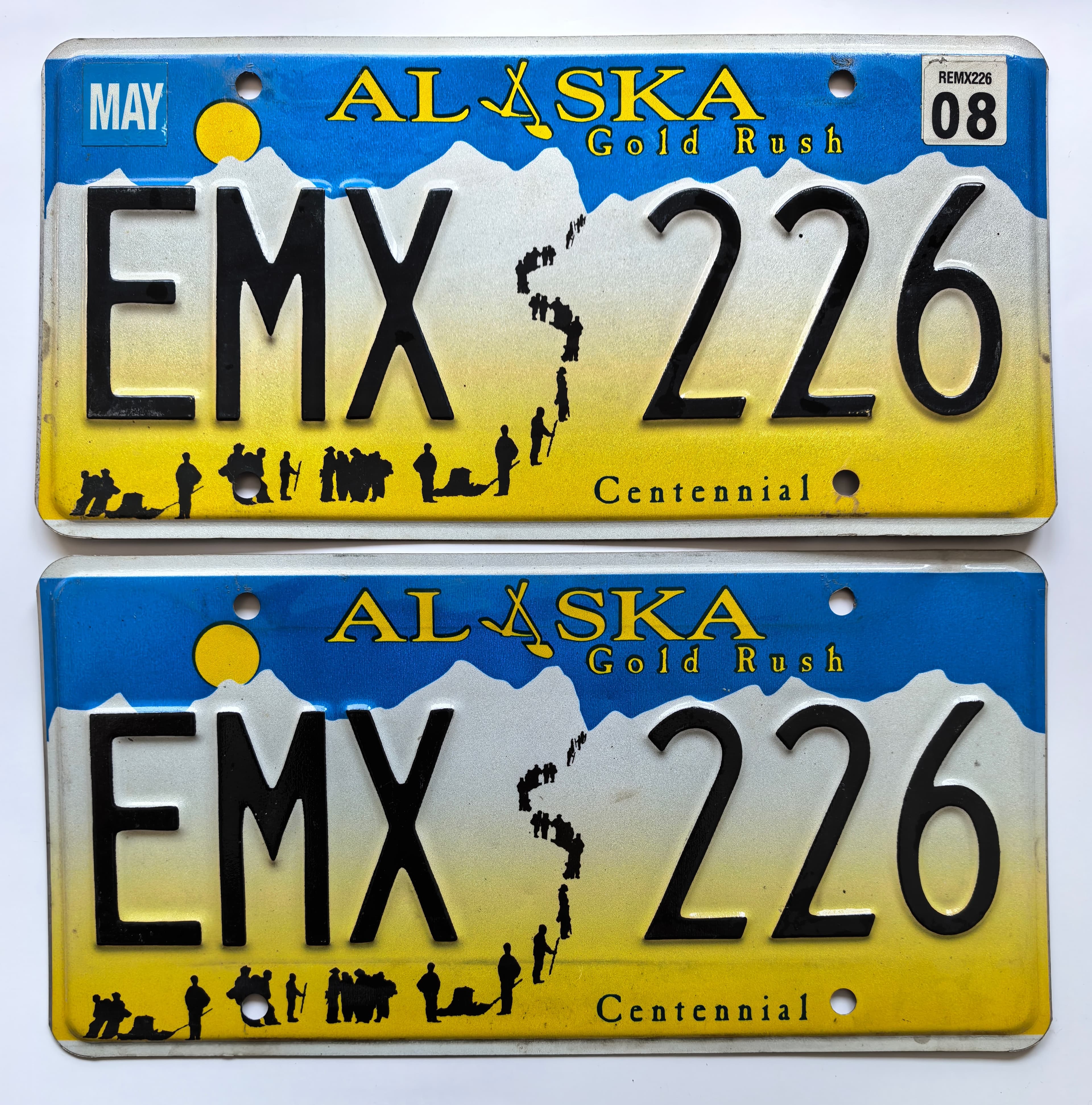 US-Autokennzeichen - Alaska - EMX 226, view 1