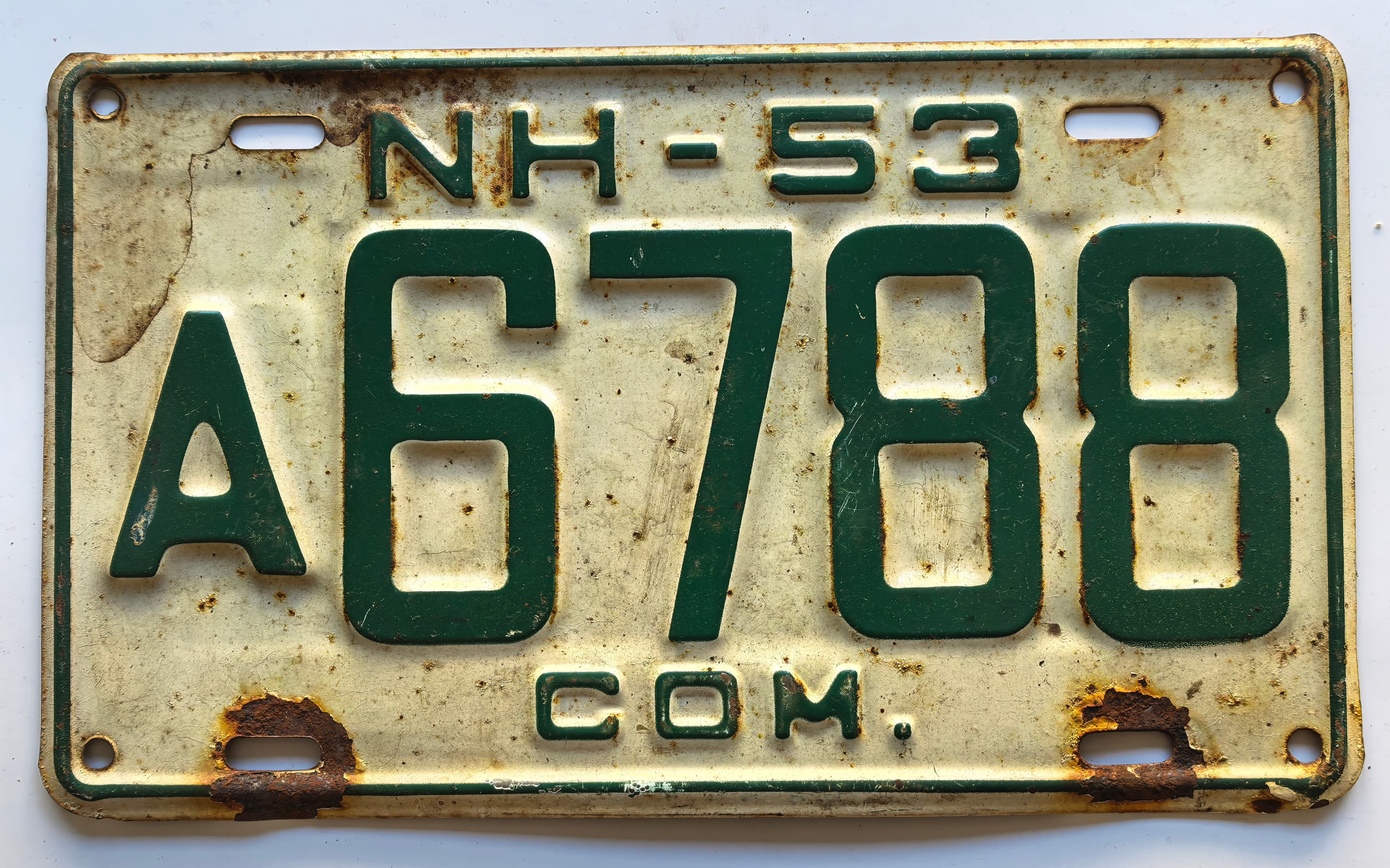USA Kennzeichen - New Hampshire - A6788, view 1