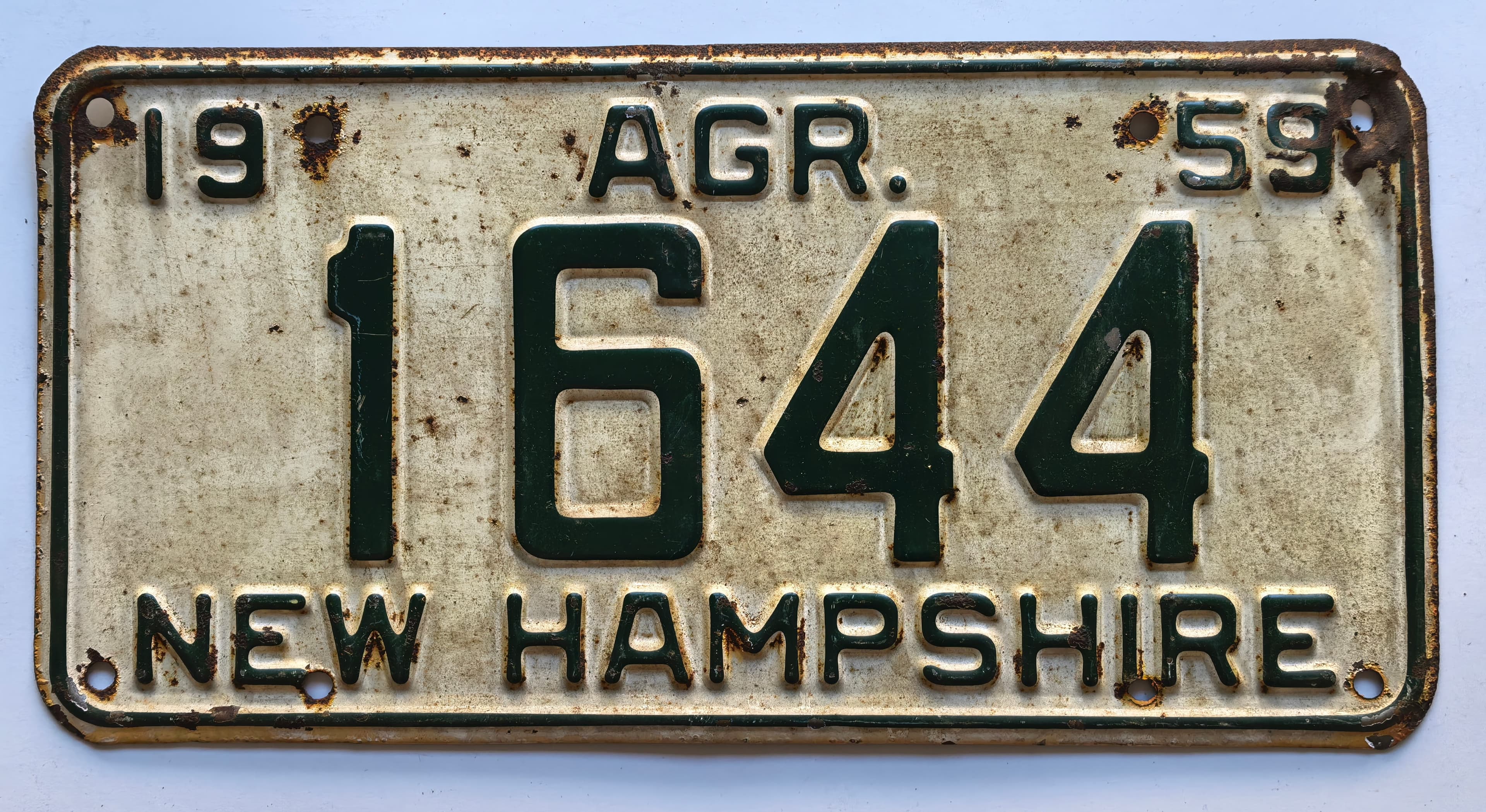 USA Kennzeichen - New Hampshire - 1644, view 1