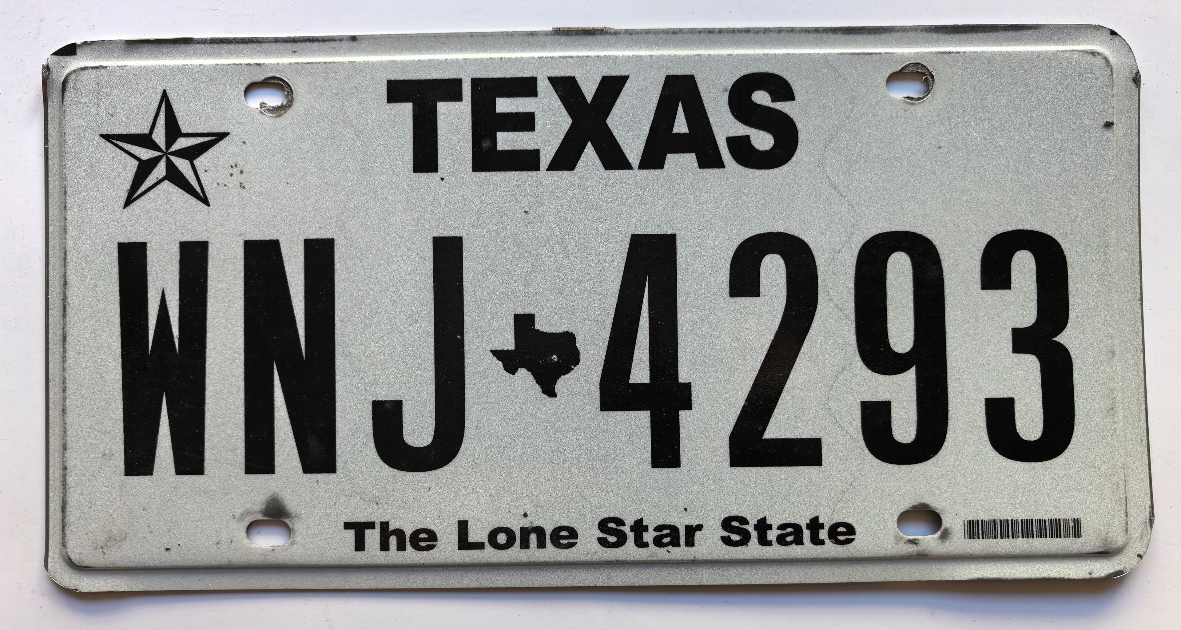 USA Kennzeichen - Texas - WNJ-4293, view 1