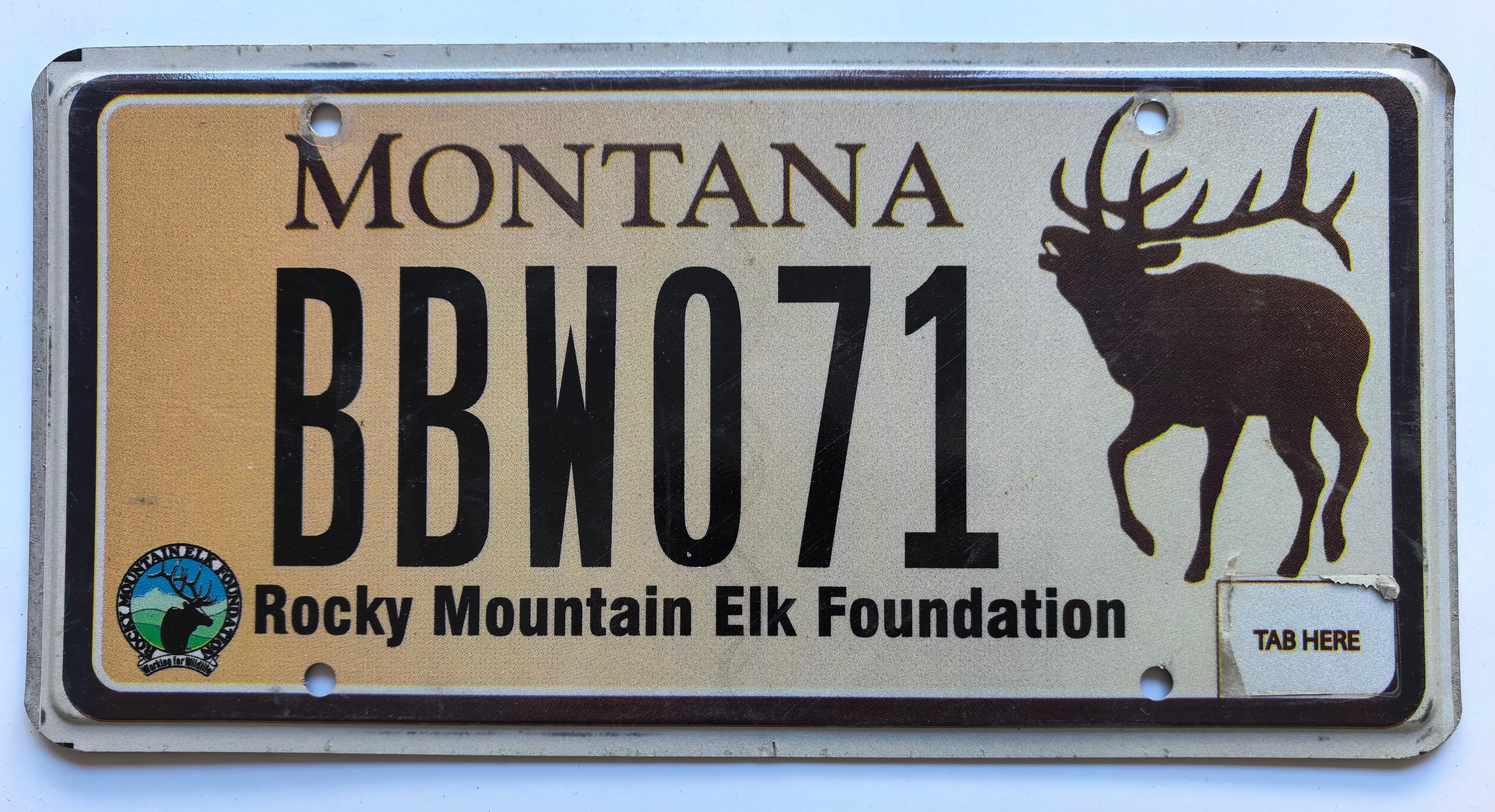 USA Kennzeichen - Montana - BBW071, view 1