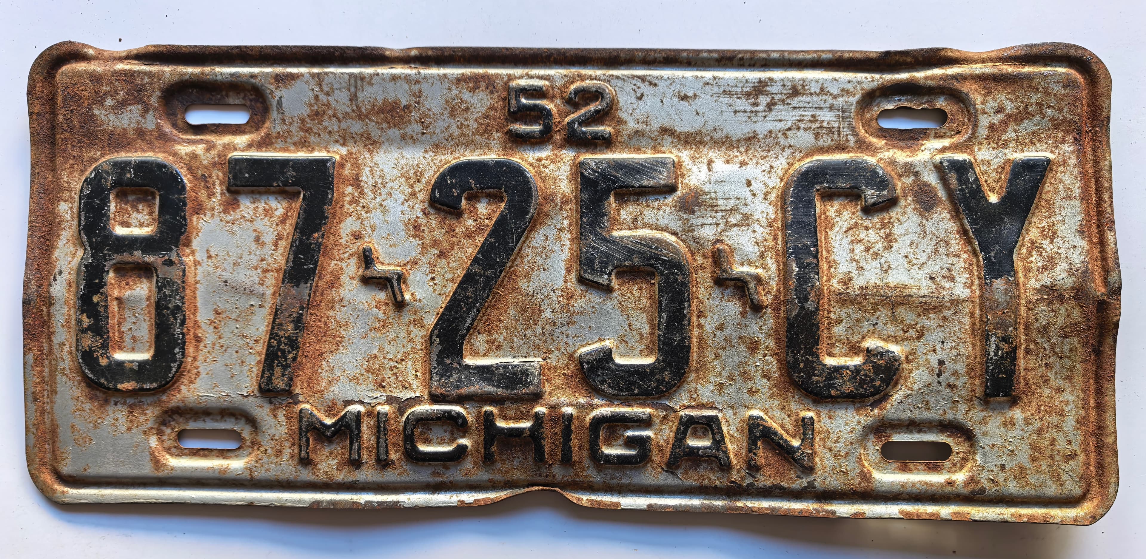 USA Kennzeichen - Michigan - 8725CY, view 1