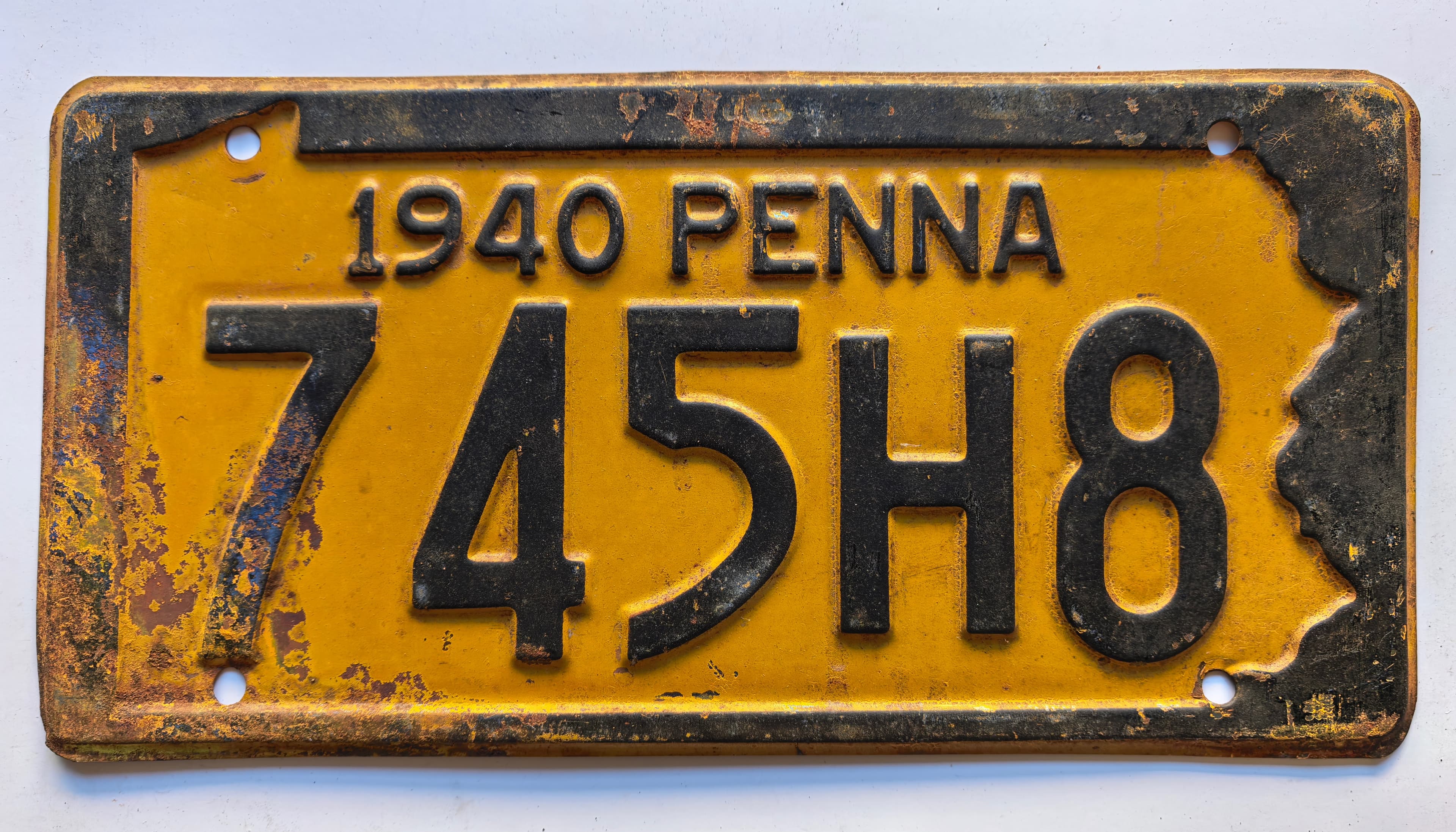 USA Kennzeichen - Pennsylvania - 745H8, view 1