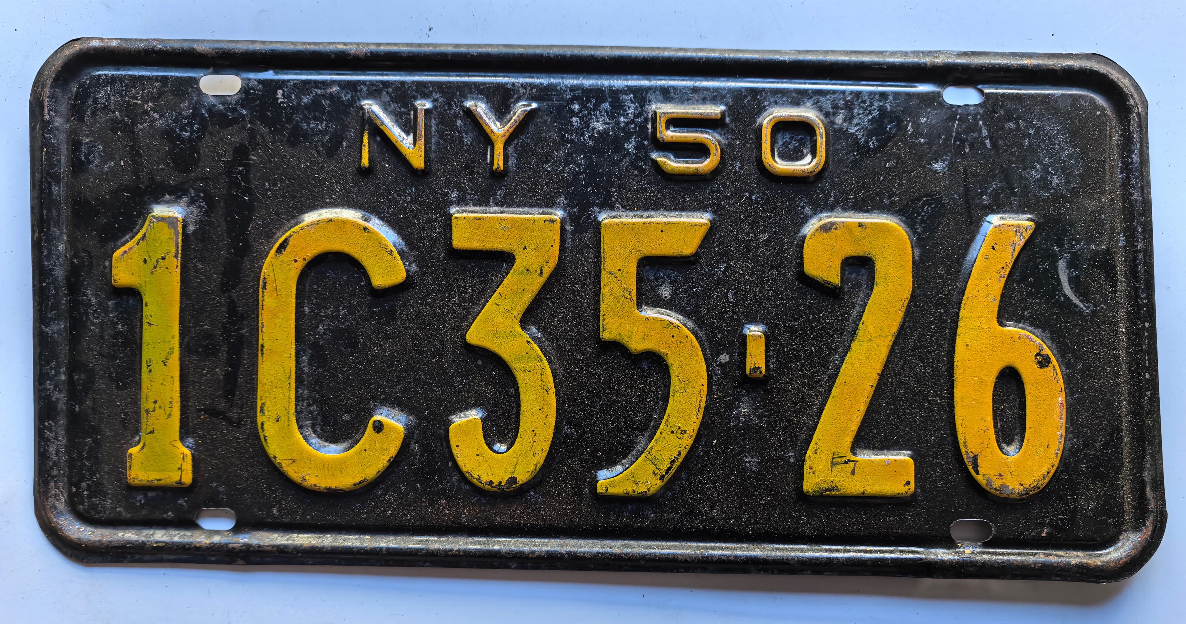 USA Kennzeichen - New York - 1C35-26, view 1