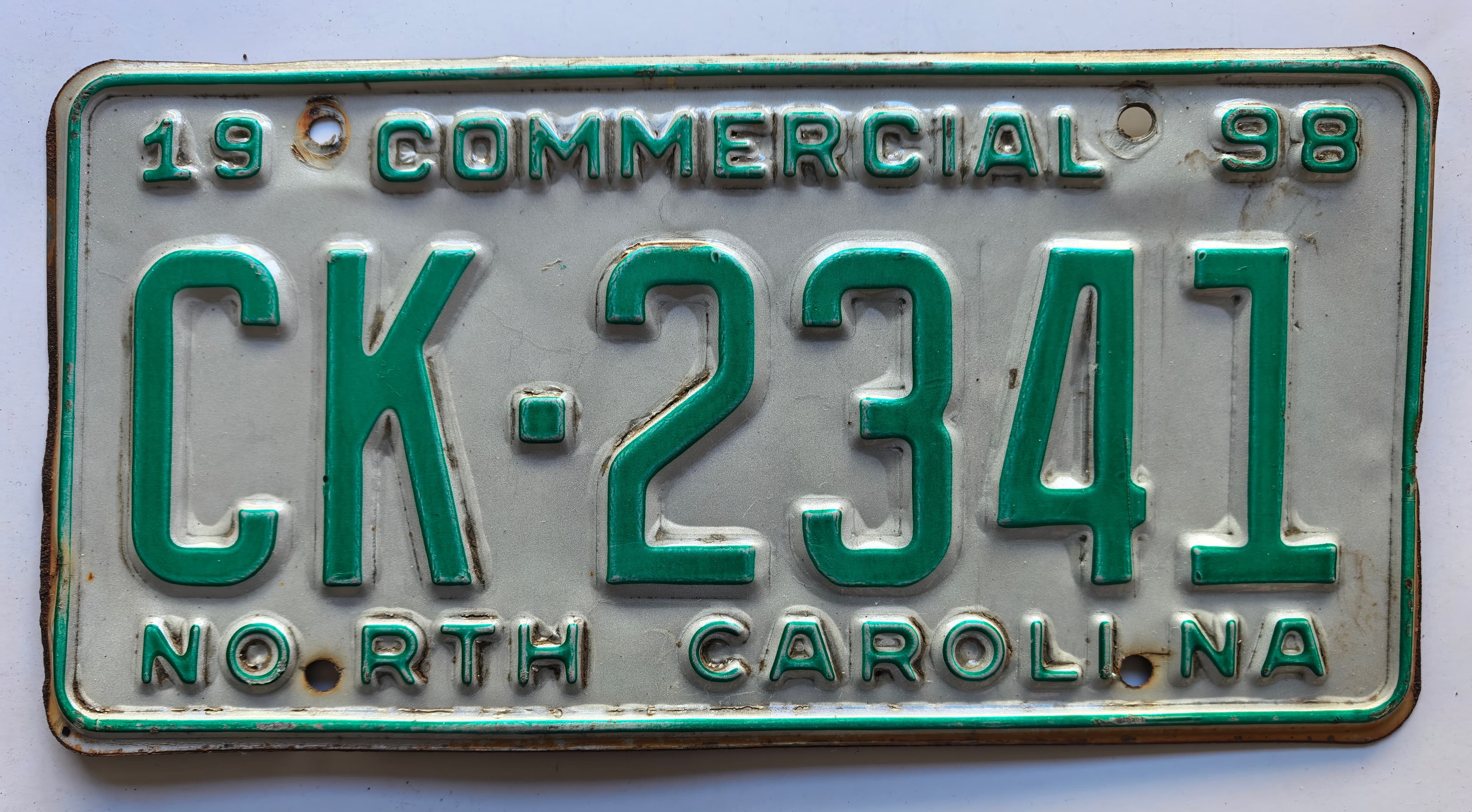USA Kennzeichen - North Carolina - CK-2341, view 1