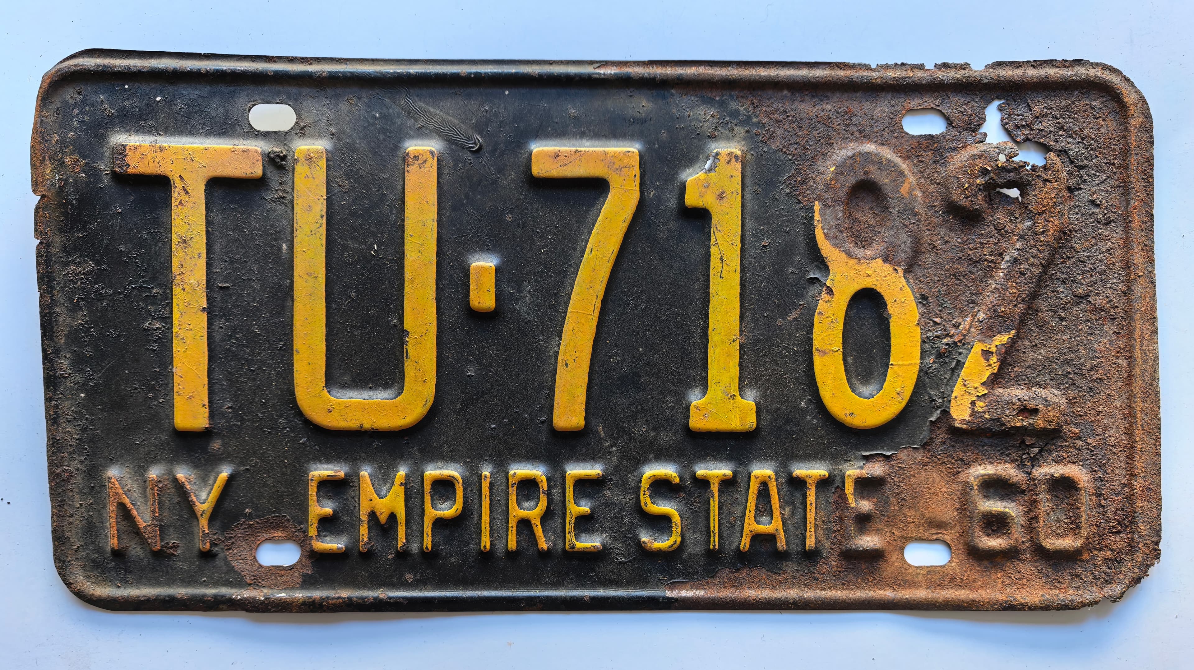USA Kennzeichen - TU-7182, view 1