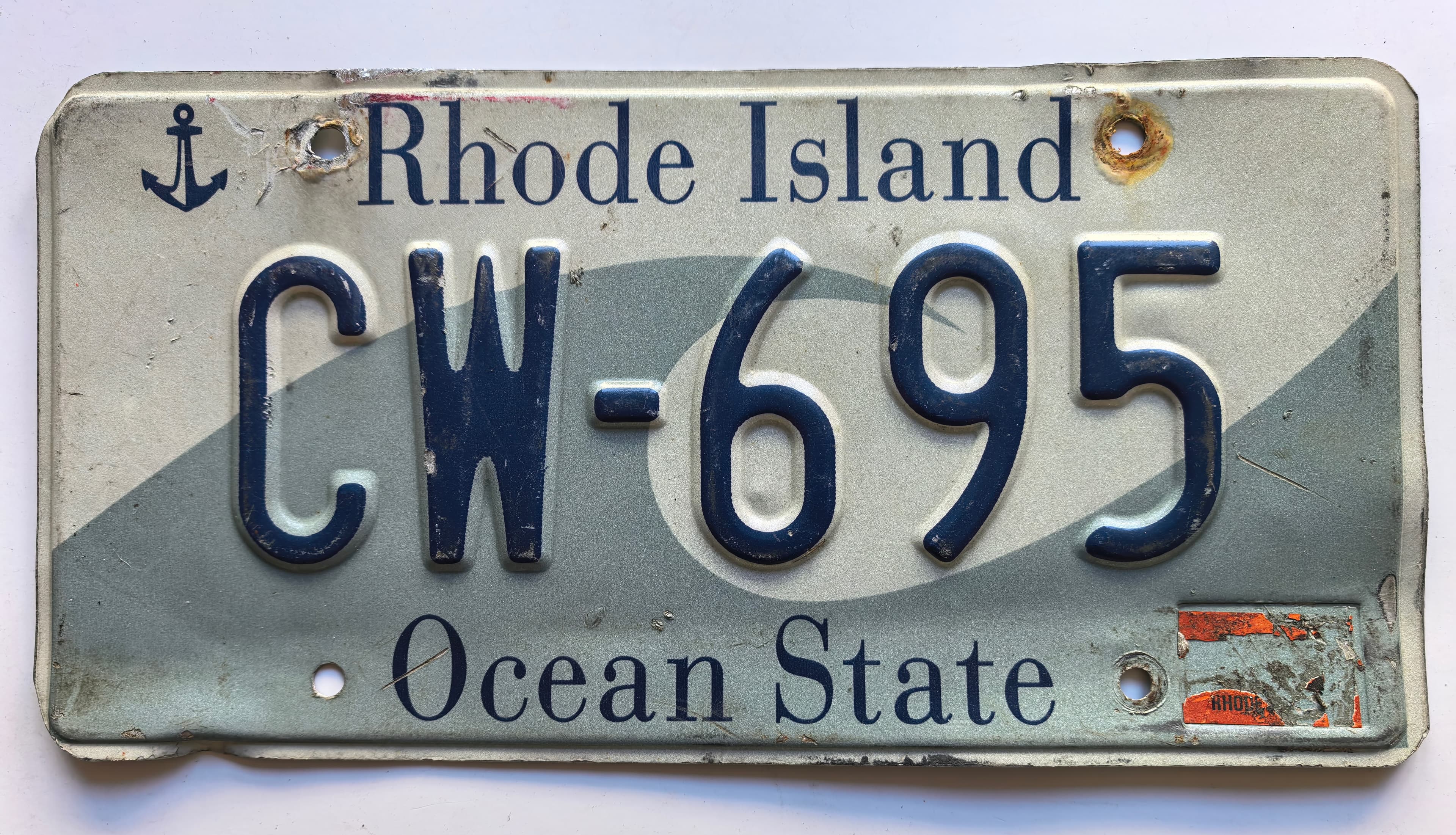 USA Kennzeichen - Rhode Island - CW-695, view 1
