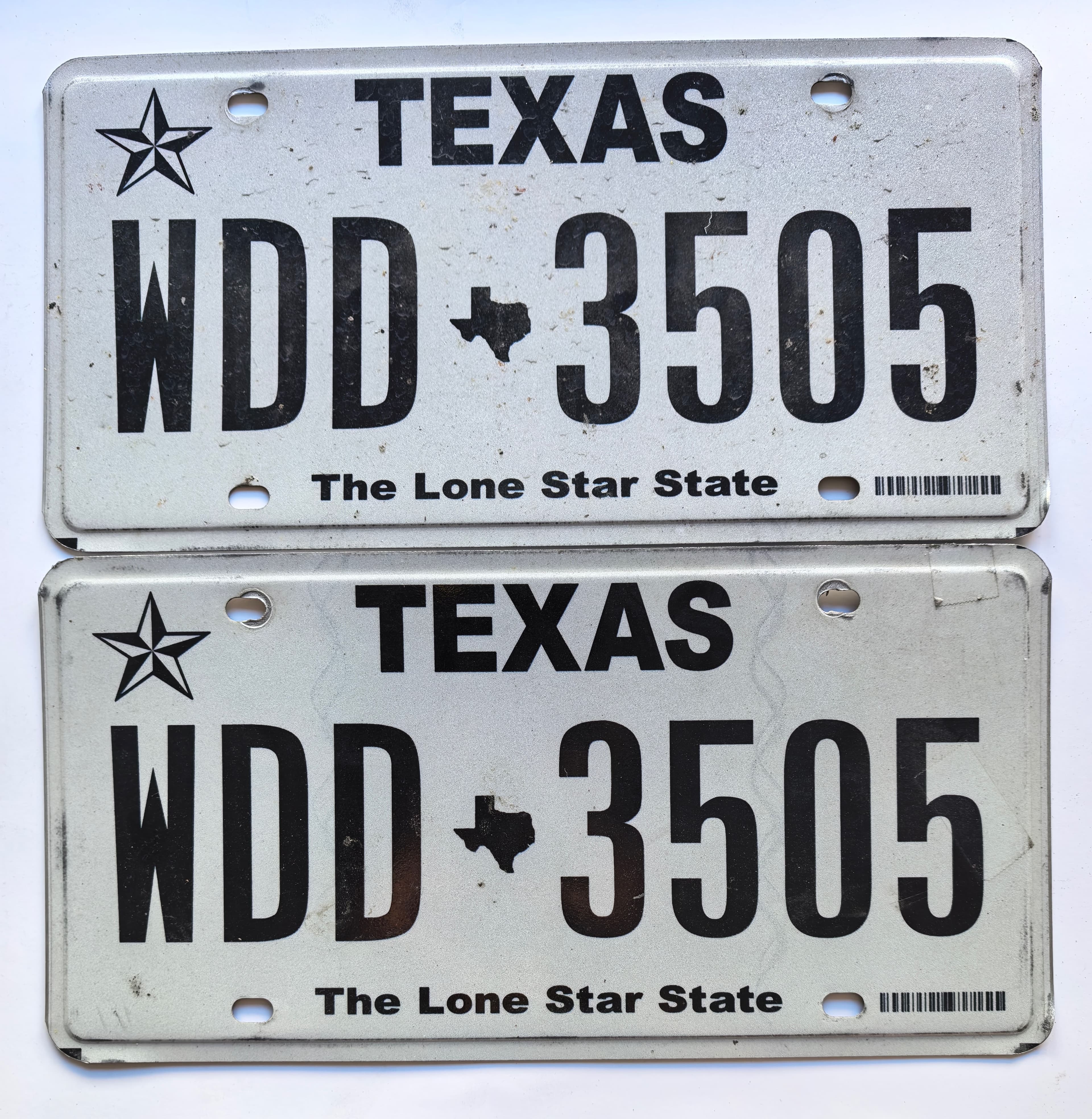 USA Kennzeichen - Texas - WDD-3505, view 1