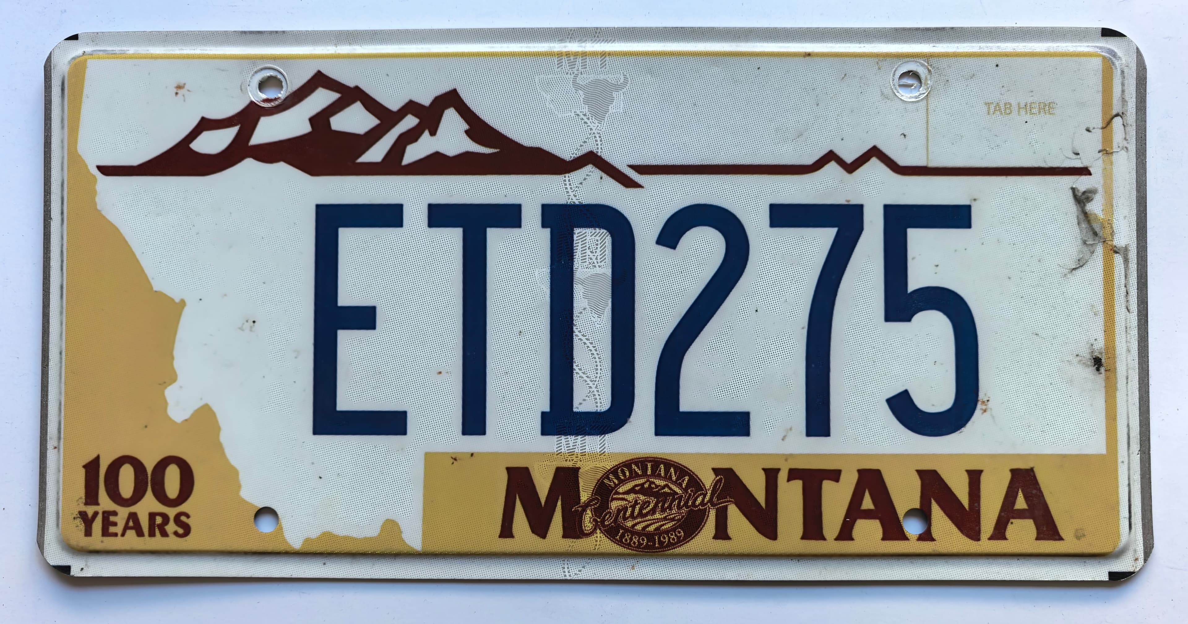 USA Kennzeichen - Montana - ETD275, view 1