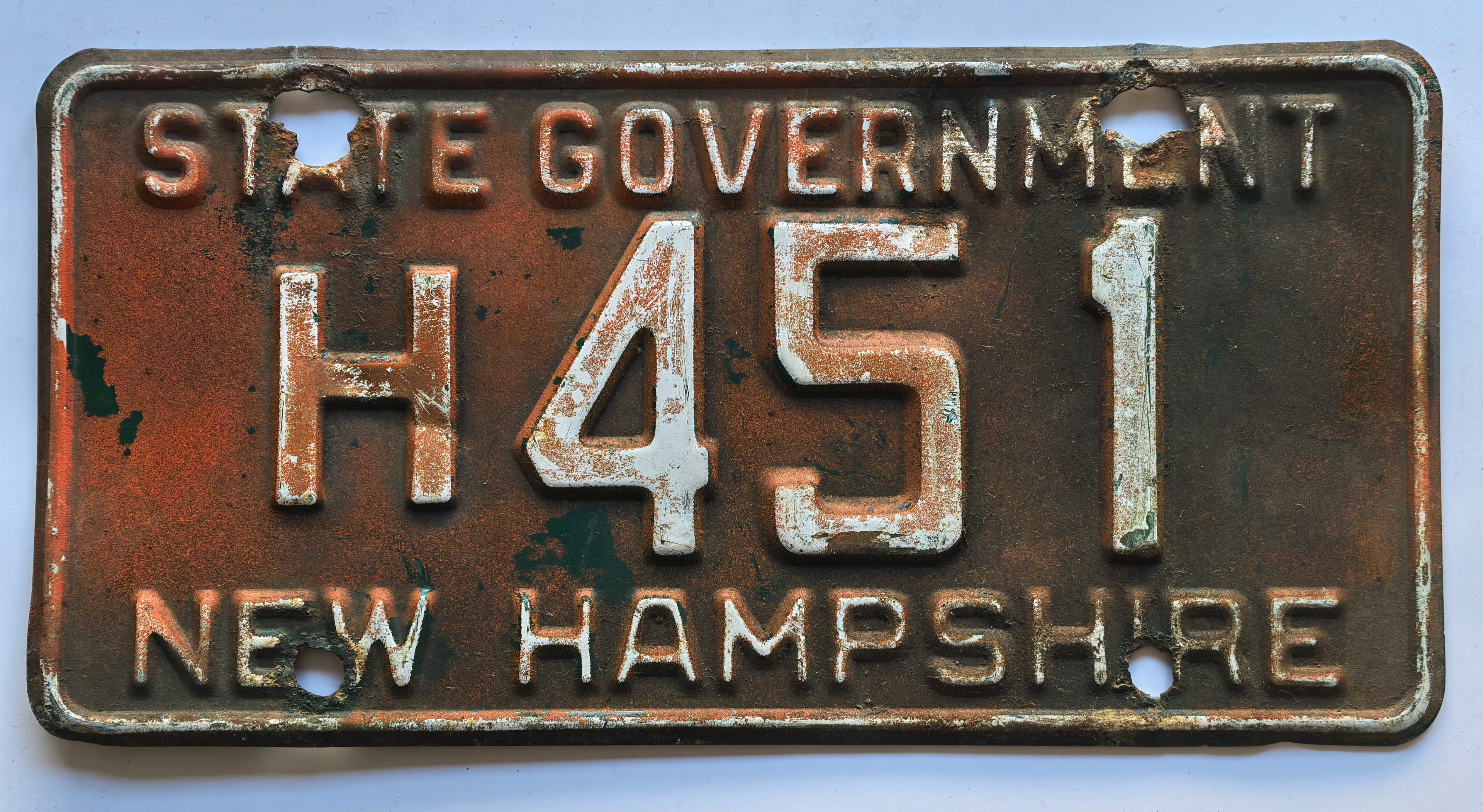 USA Kennzeichen - New Hampshire - H451, view 1