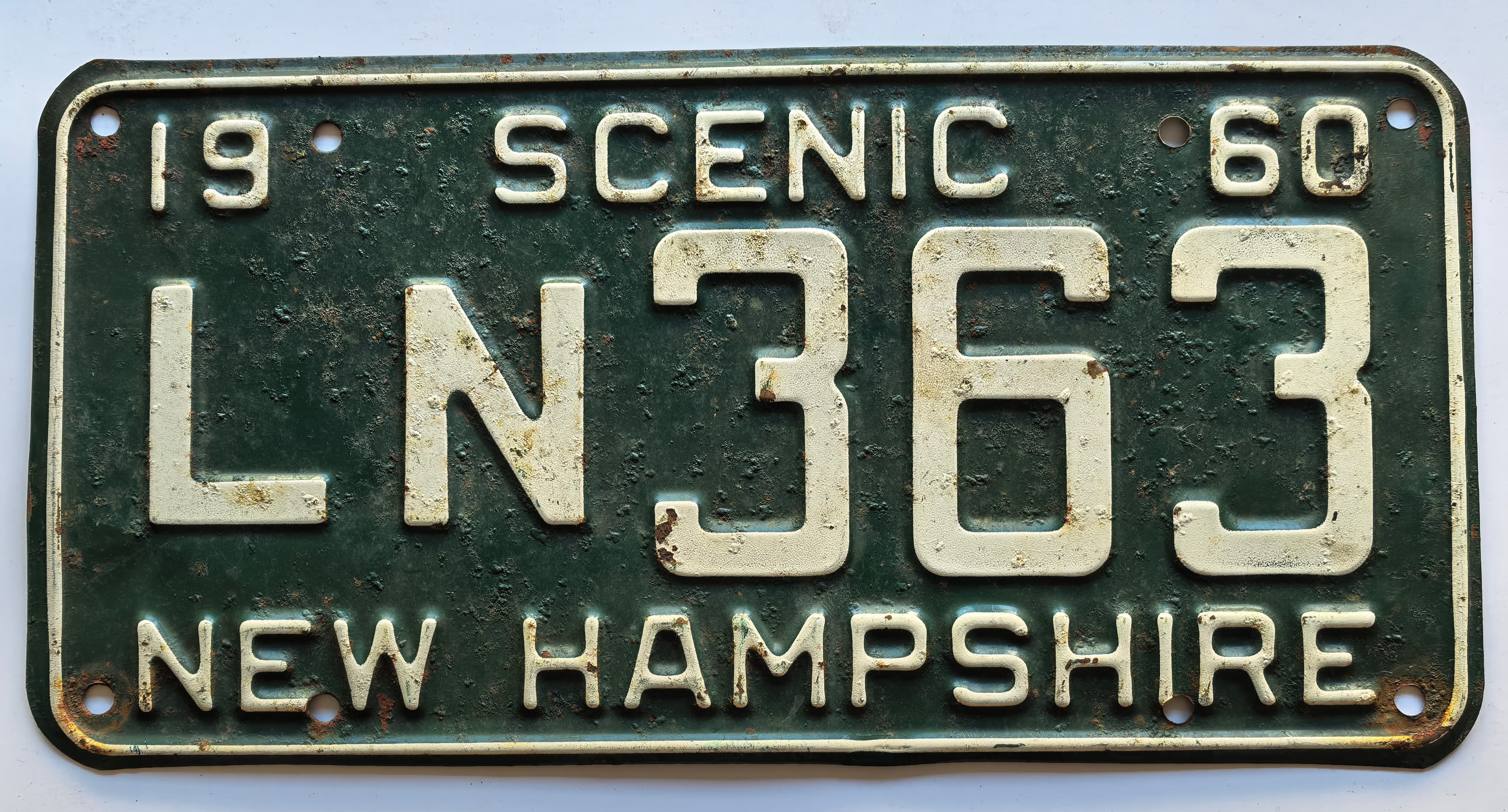USA Kennzeichen - New Hampshire - LN363, view 1