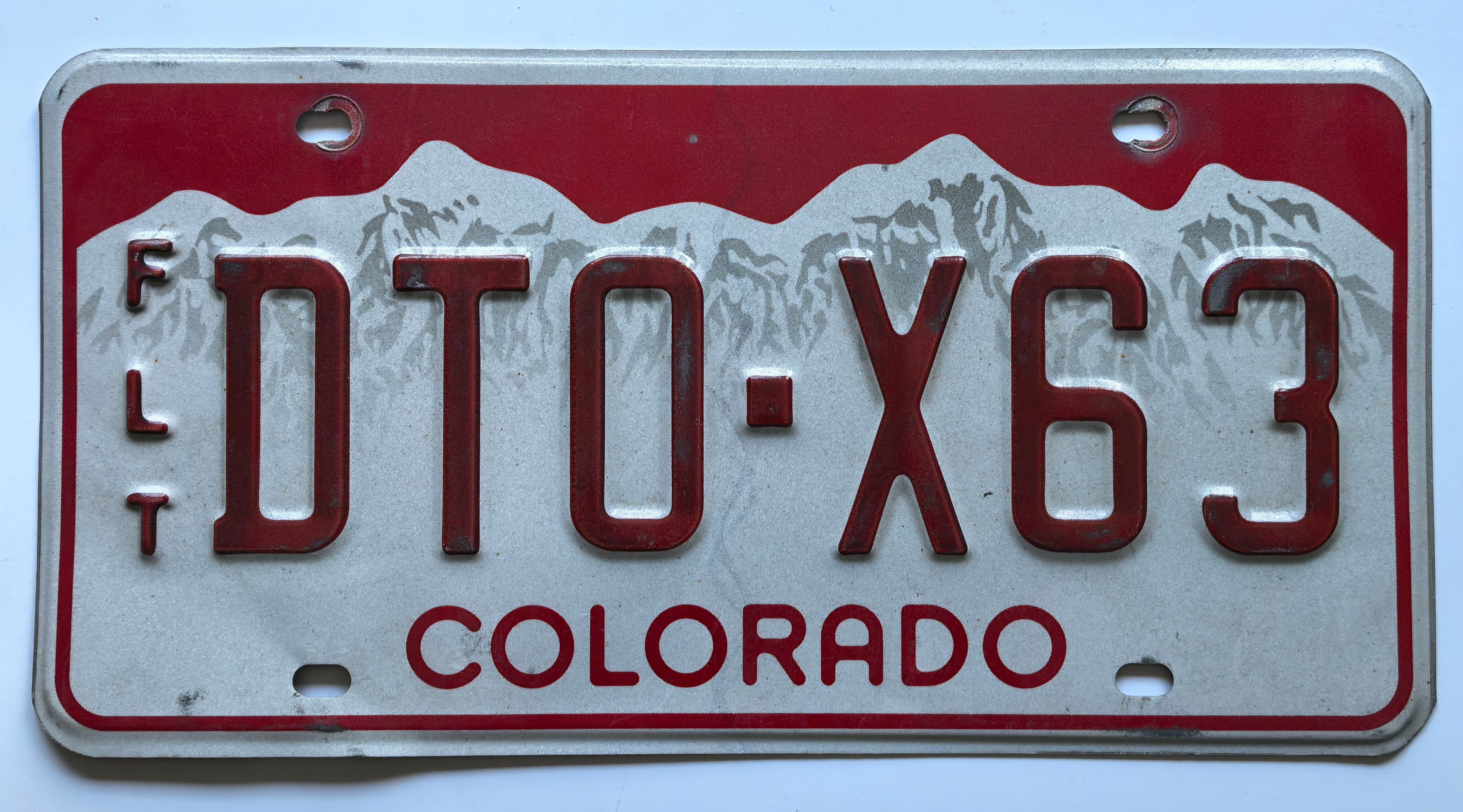 USA Kennzeichen - Colorado - DTO-X63, view 1