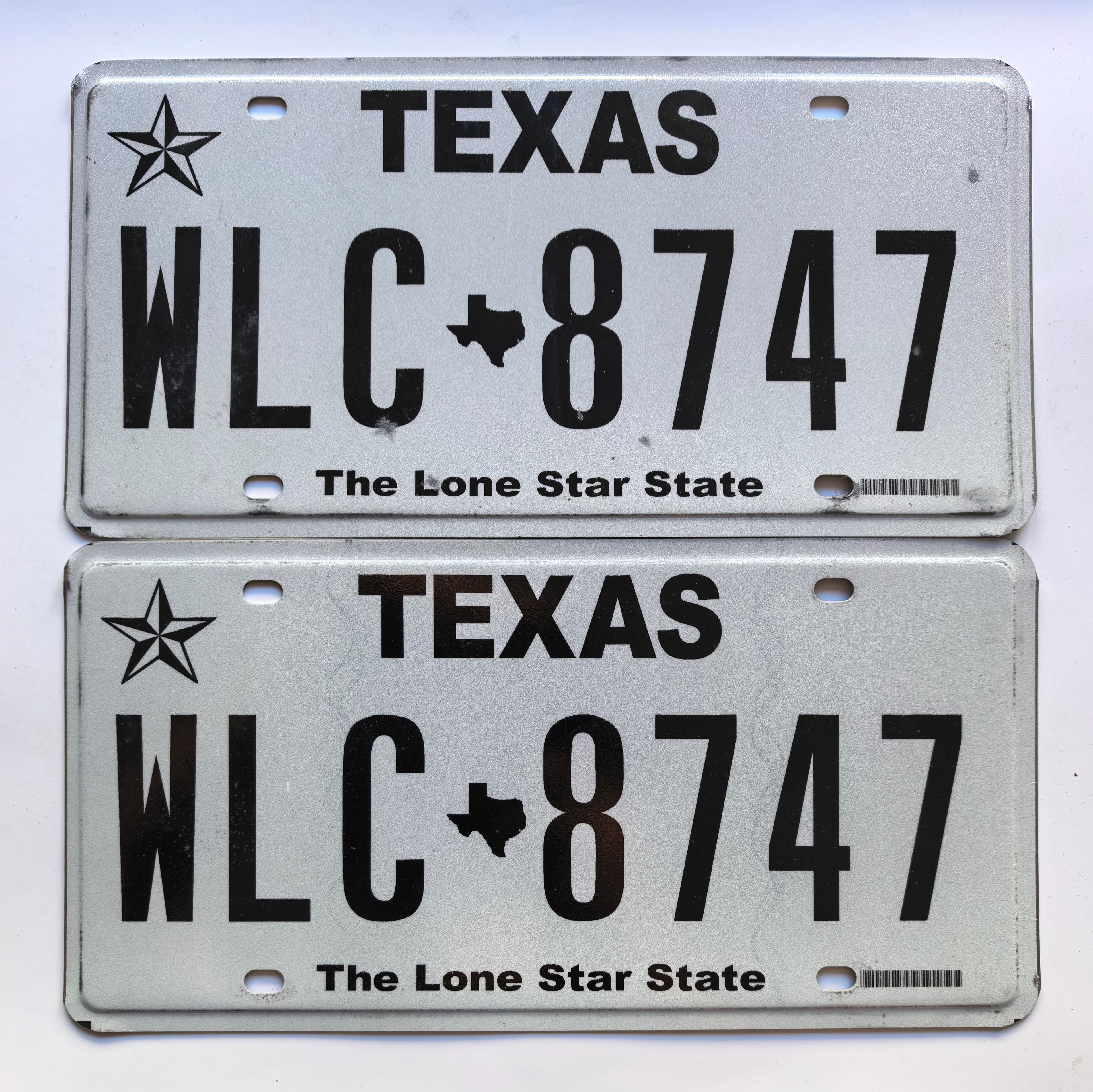 USA Kennzeichen - Texas - WLC-8747, view 1