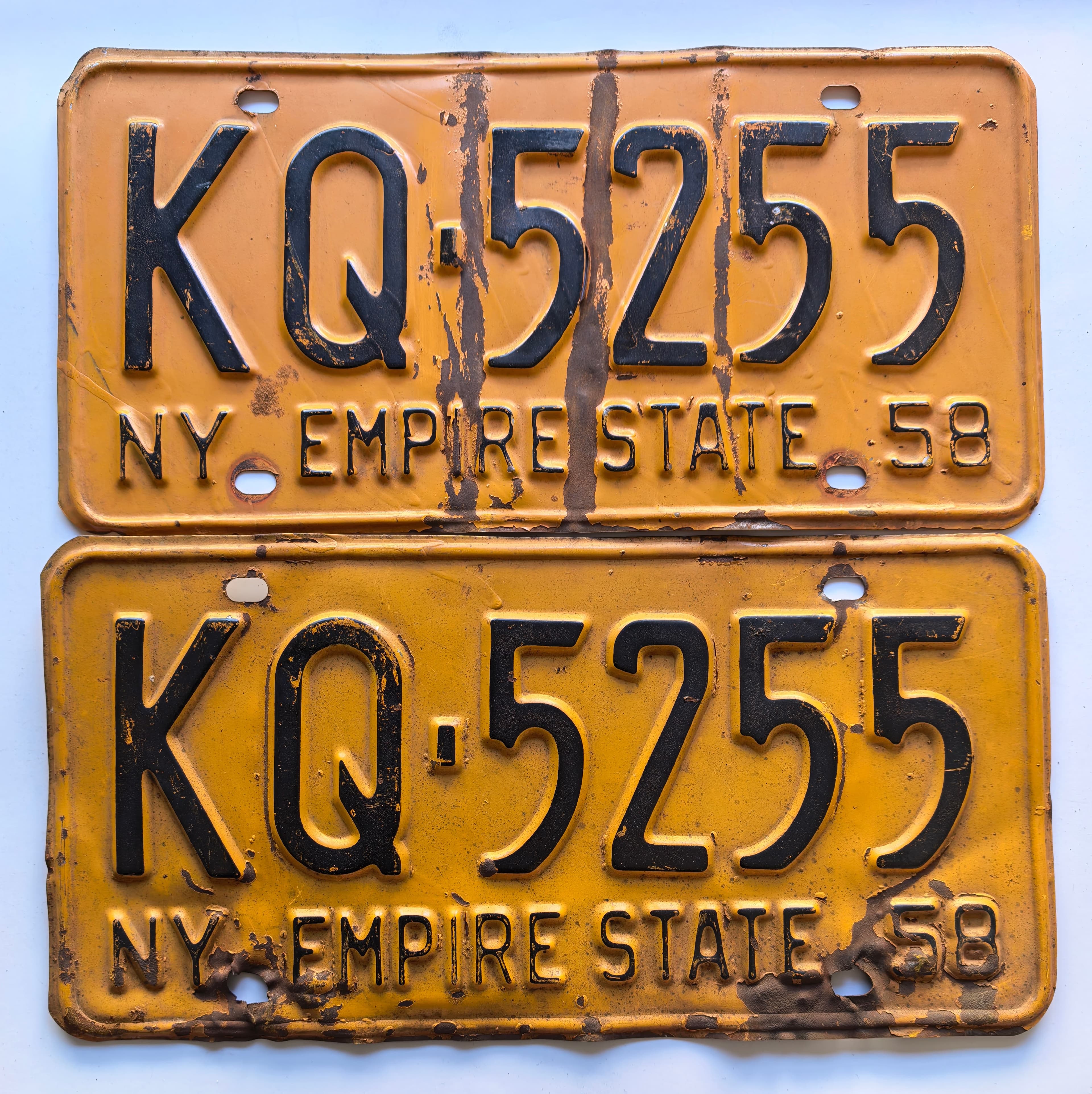 USA Kennzeichen - New York - KQ-5255, view 1