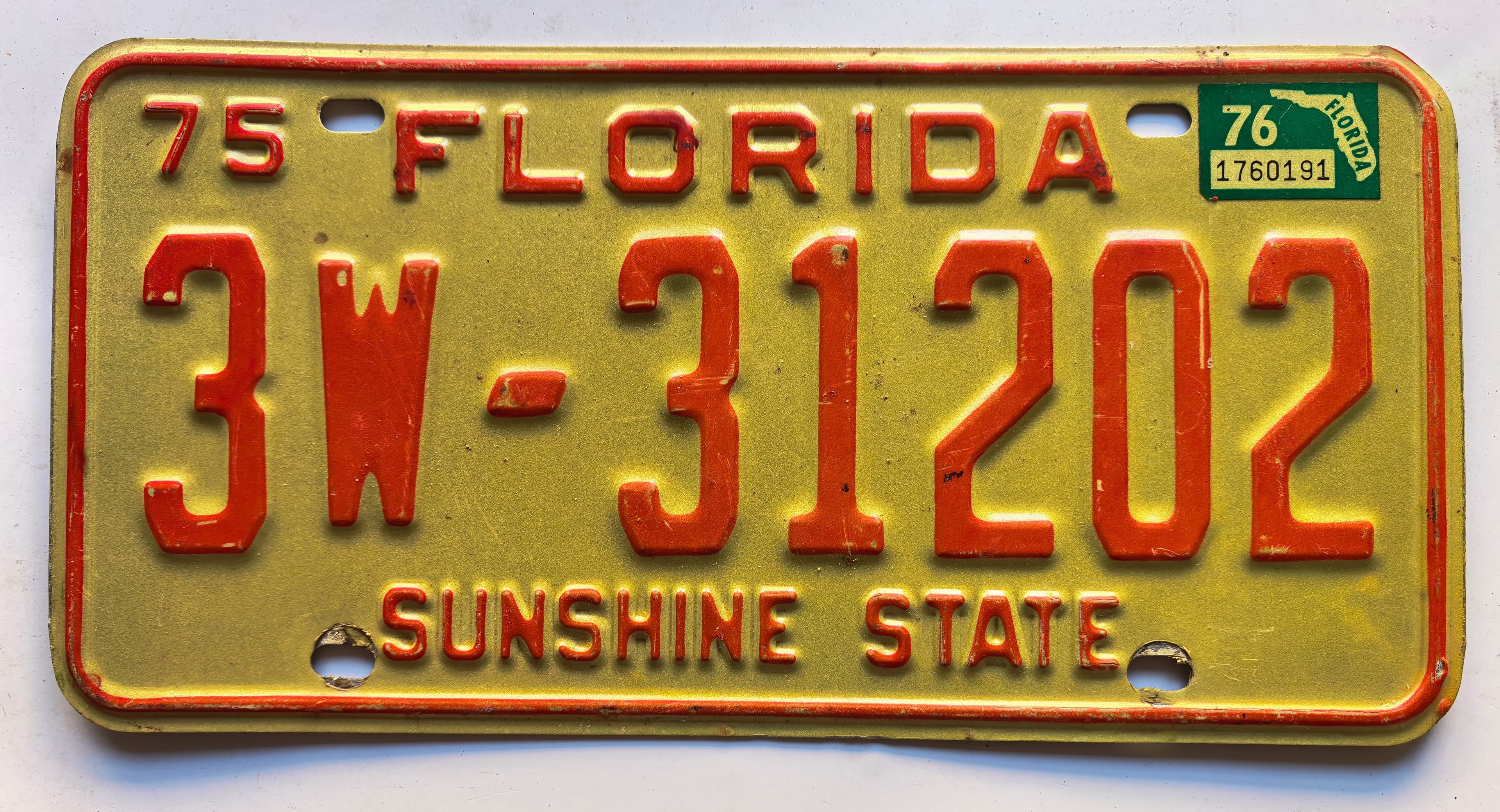 USA Kennzeichen - Florida - 3W-31202, view 1