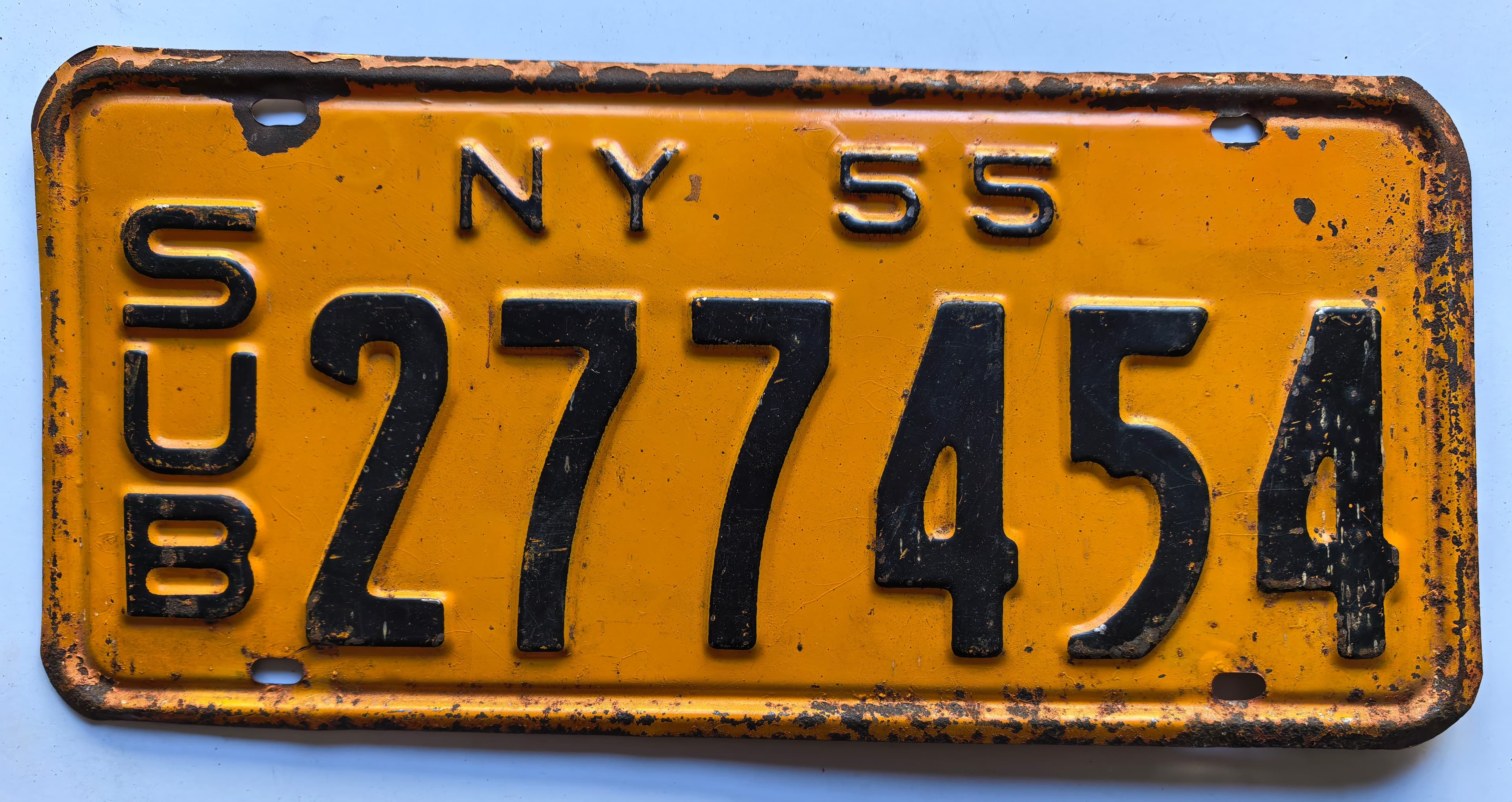 USA Kennzeichen - New York - SUB 277454, view 1