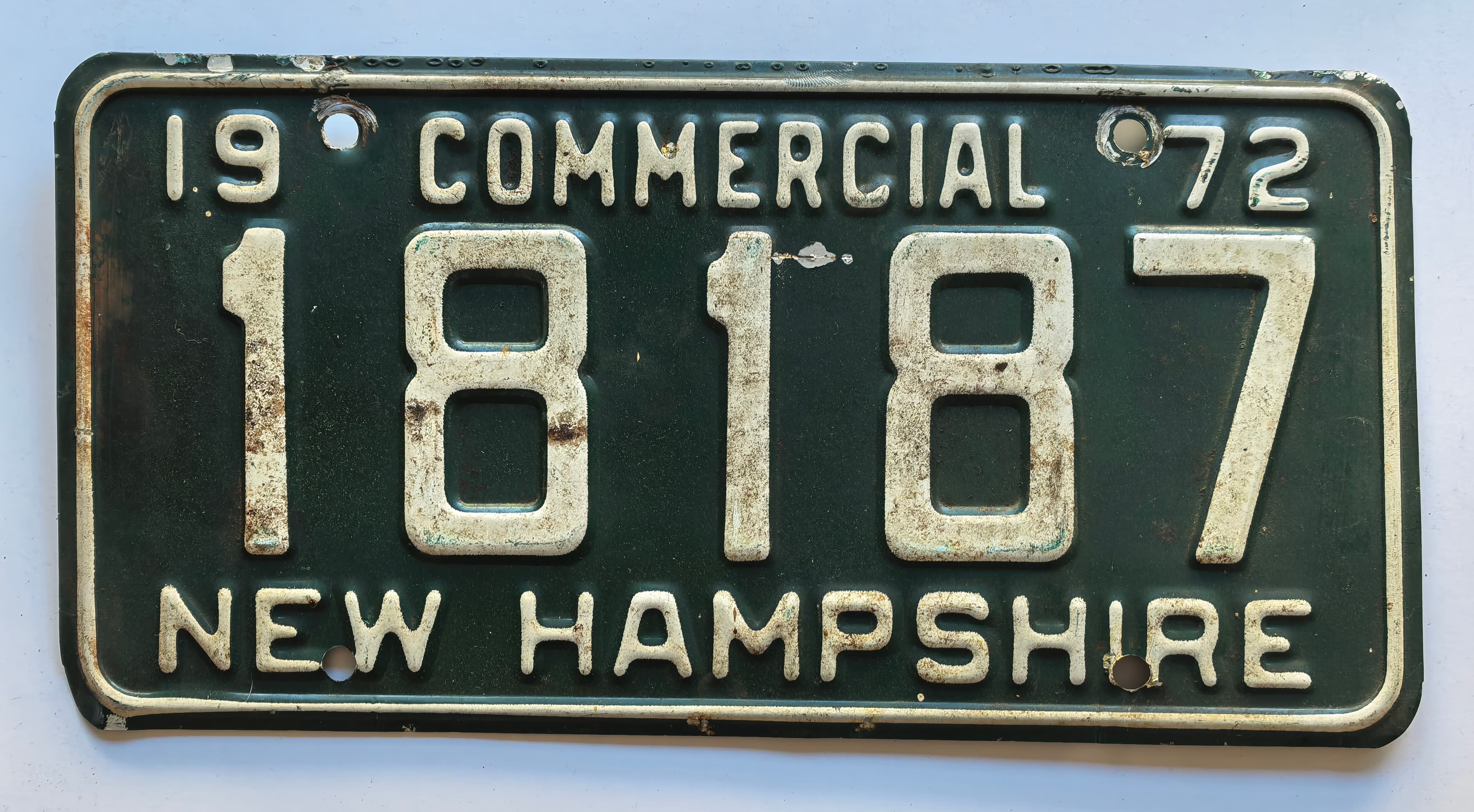 USA Kennzeichen - New Hampshire - 18187, view 1