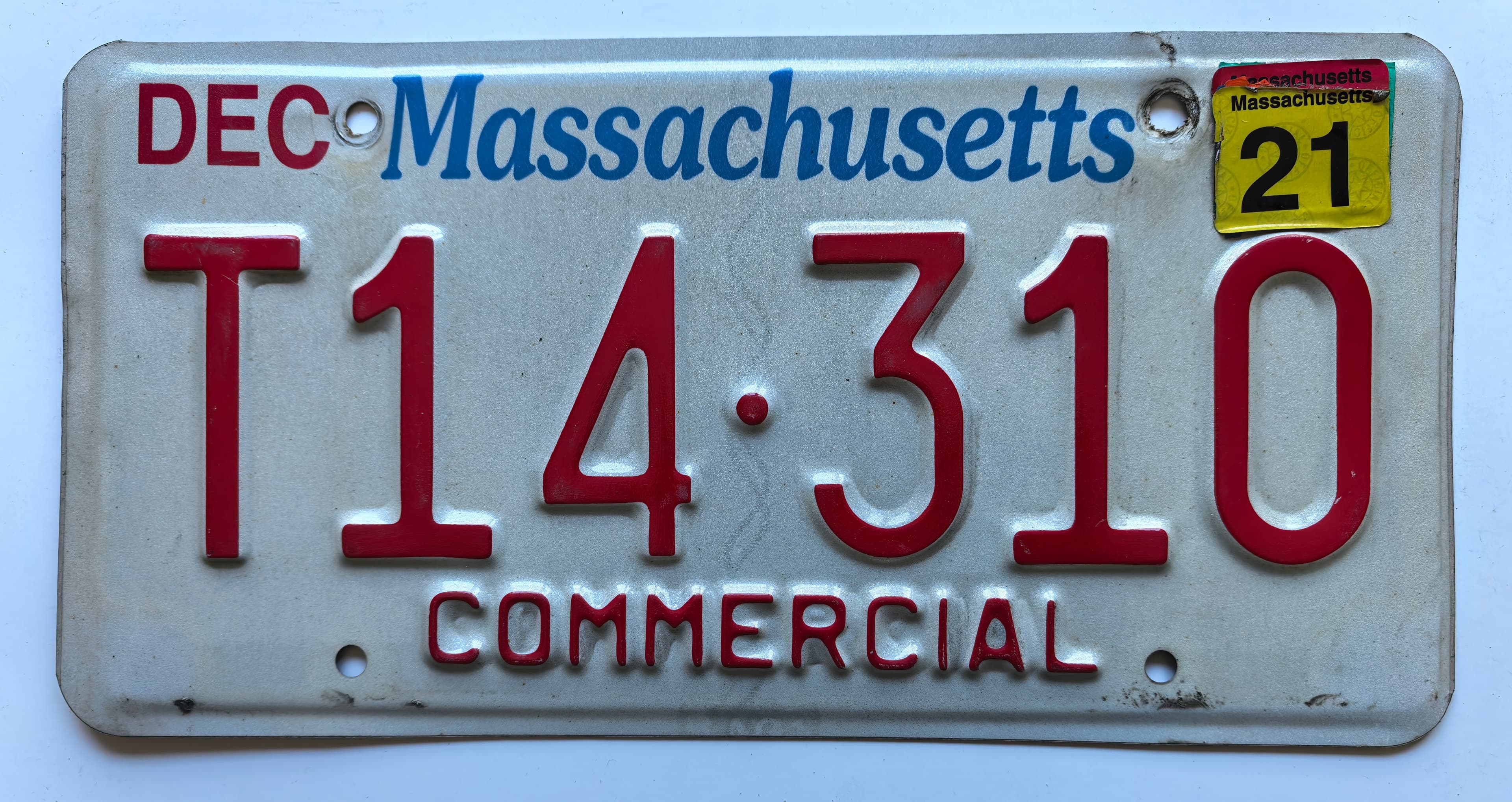 USA Kennzeichen - Massachusetts - T14·310, view 1
