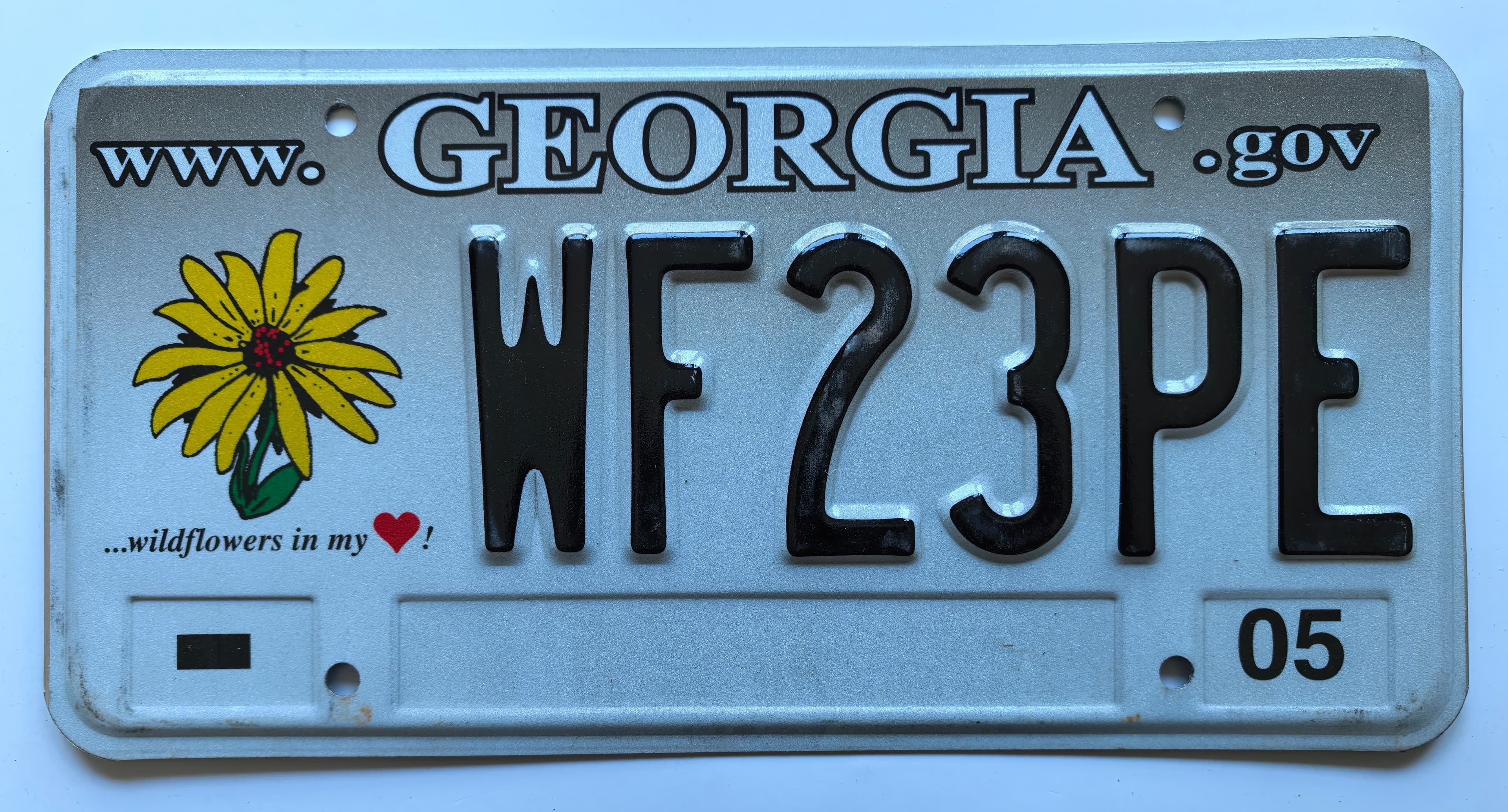 USA Kennzeichen - Georgia - WF23PE, view 1
