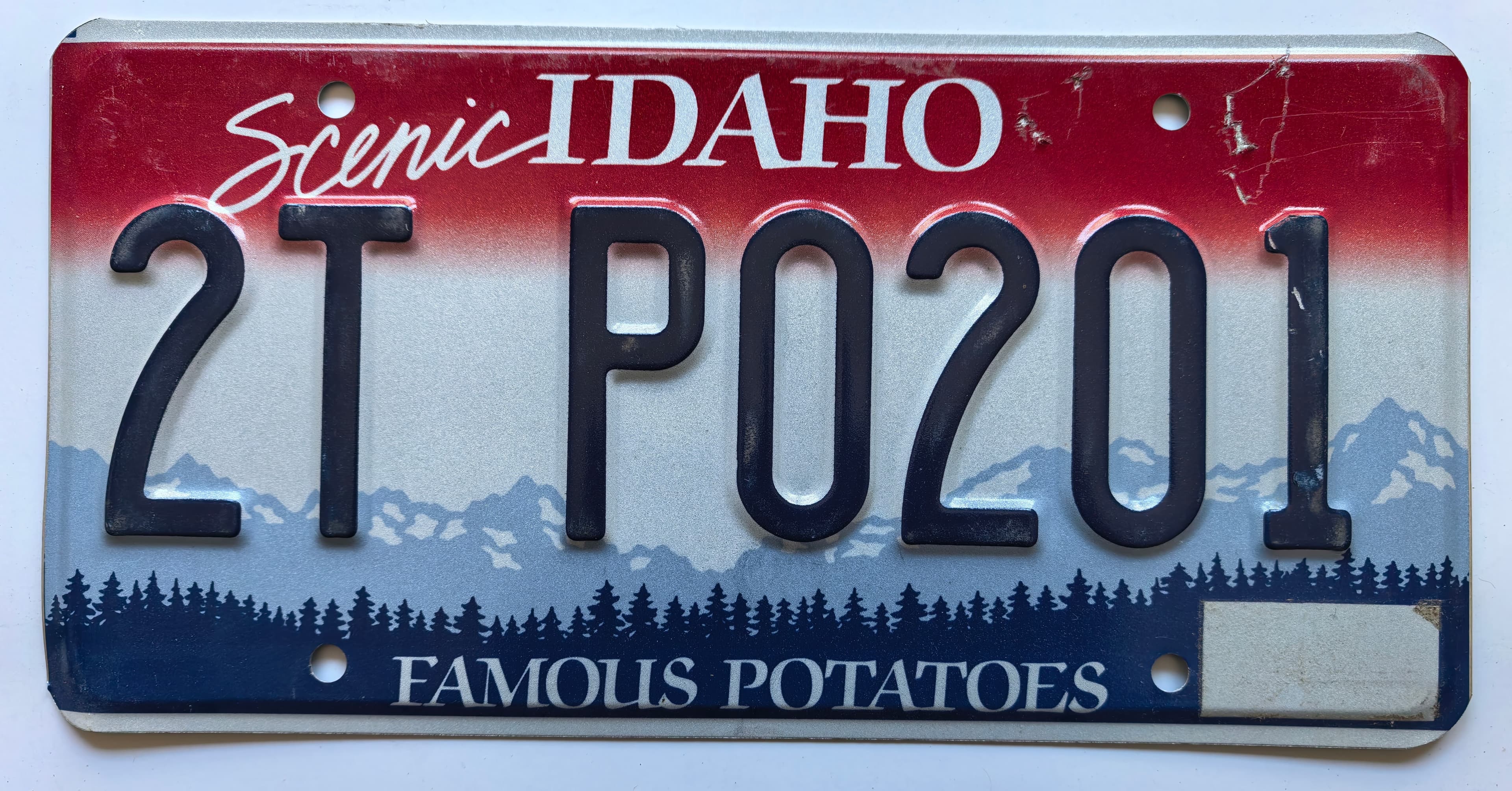 USA Kennzeichen - Idaho - 2T P0201, view 1