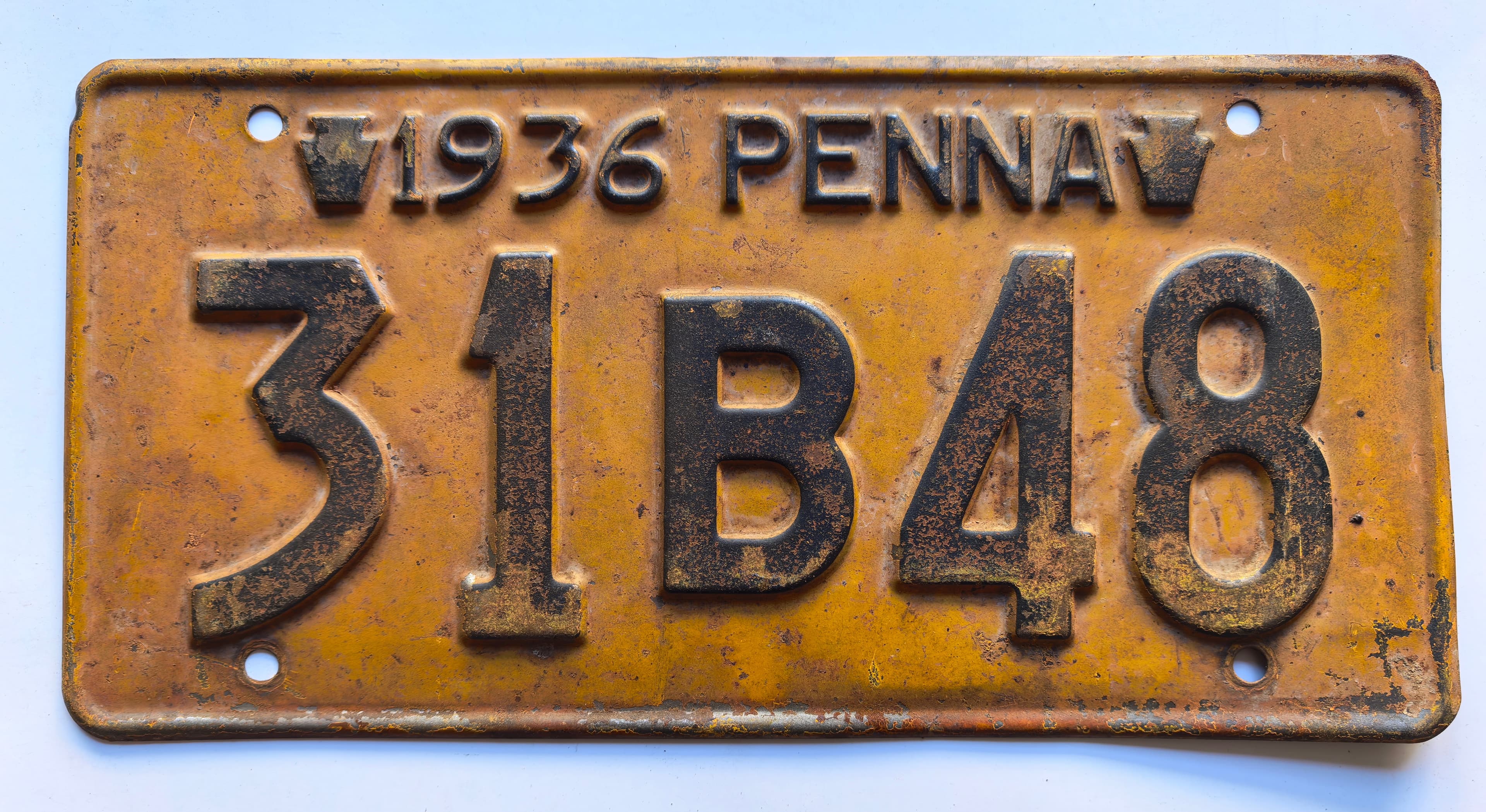 USA Kennzeichen - Pennsylvania - 31B48, view 1