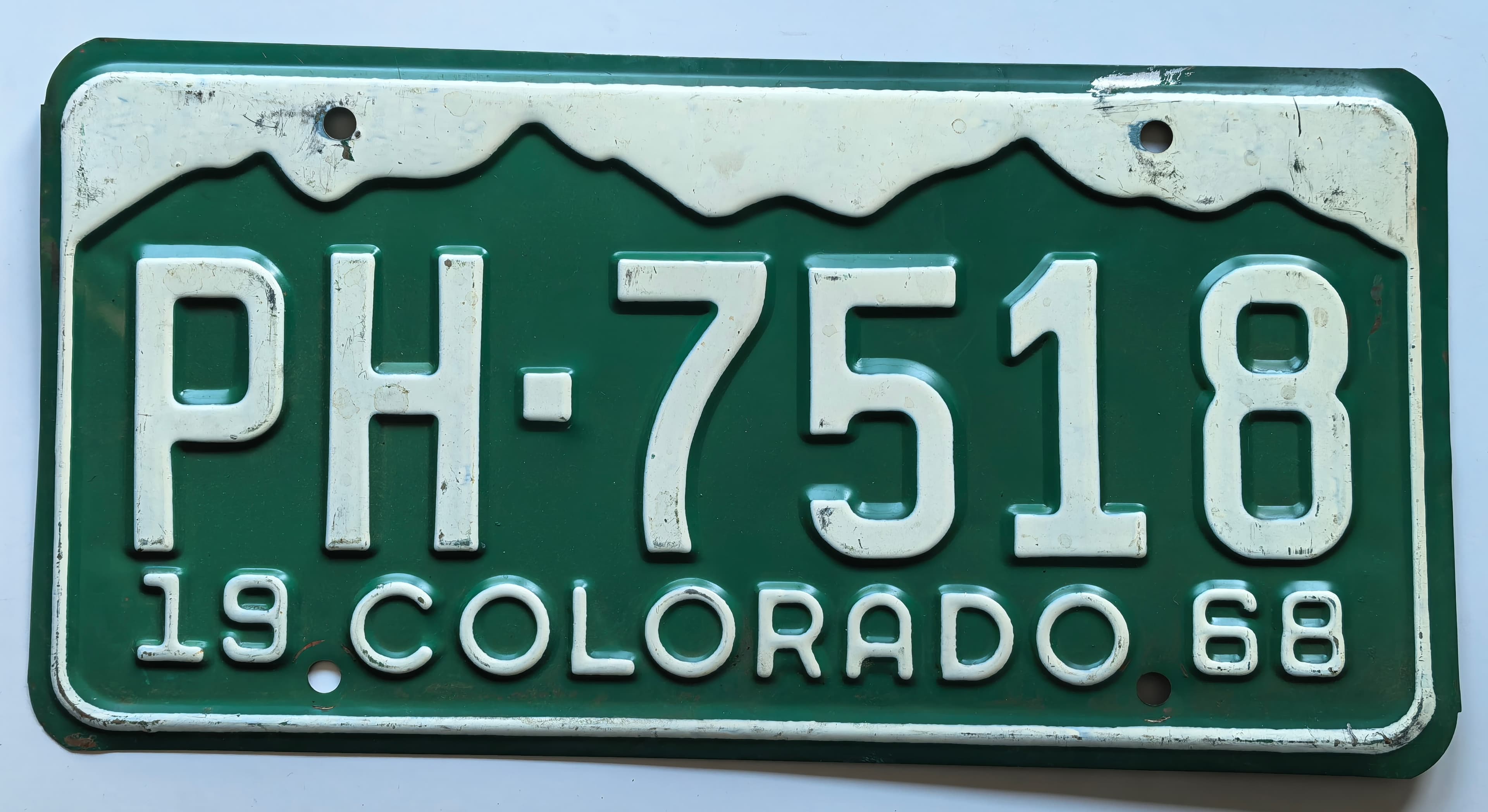 USA Kennzeichen - Colorado - PH-7518, view 1