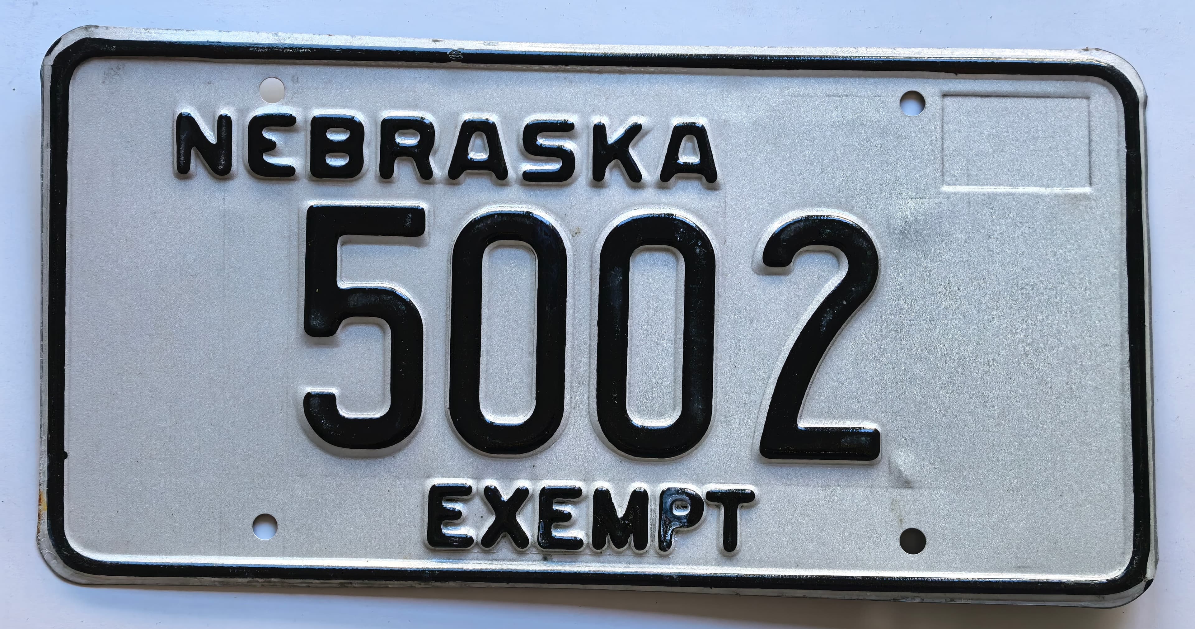 USA Kennzeichen - Nebraska - 5002, view 1