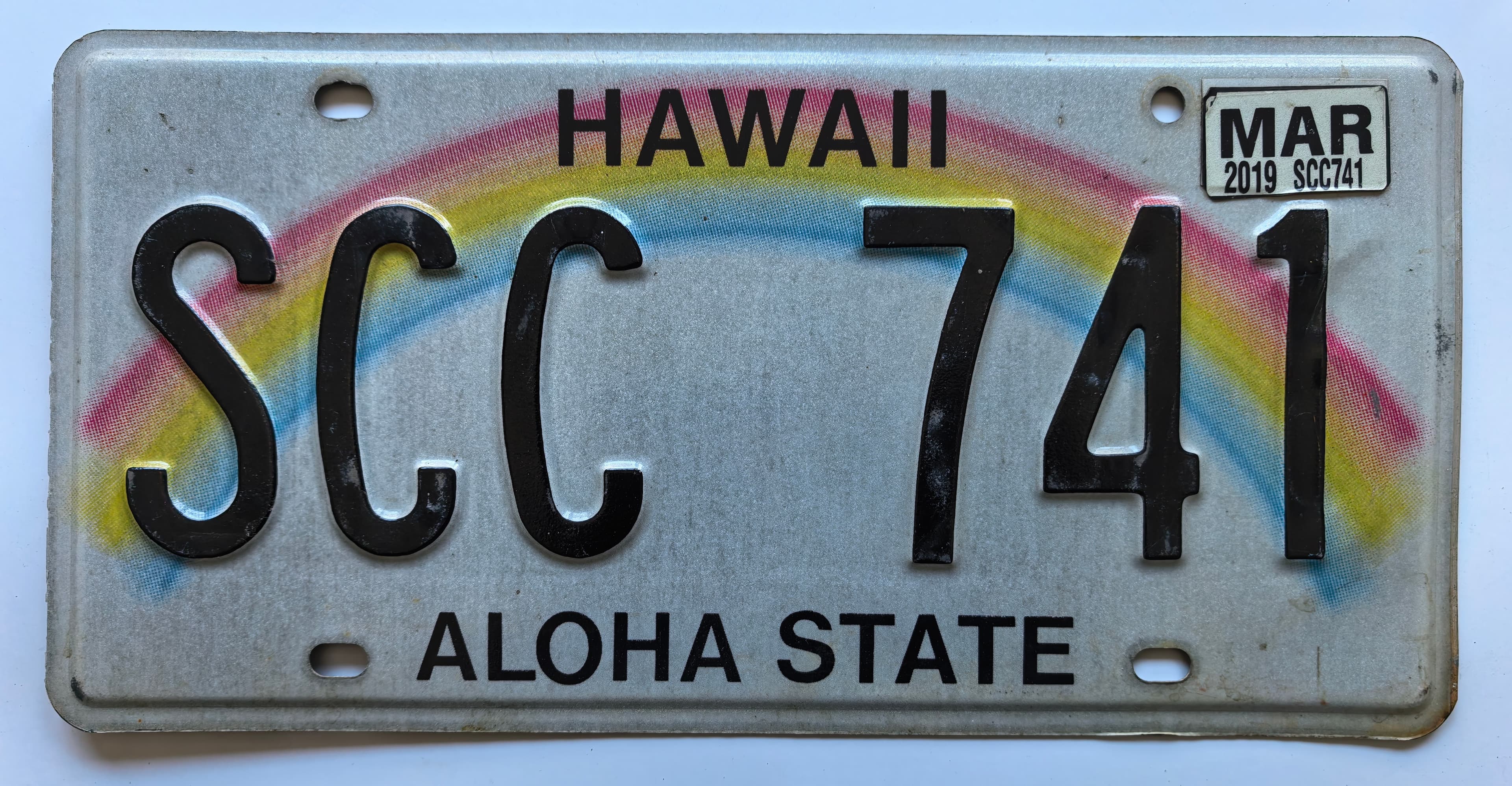 USA Kennzeichen - Hawaii - SCC 741, view 1