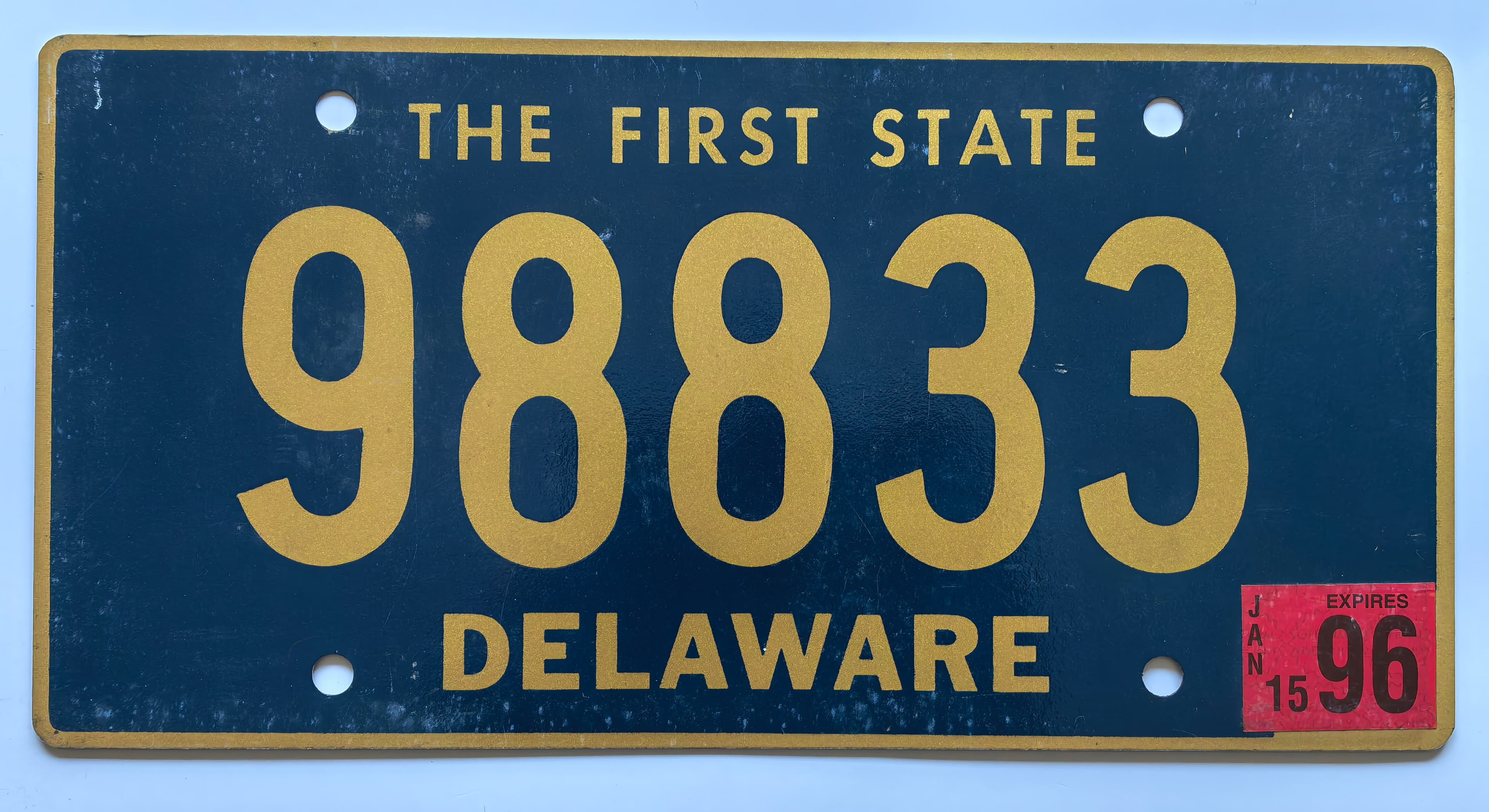 USA Kennzeichen - Delaware - 98833, view 1