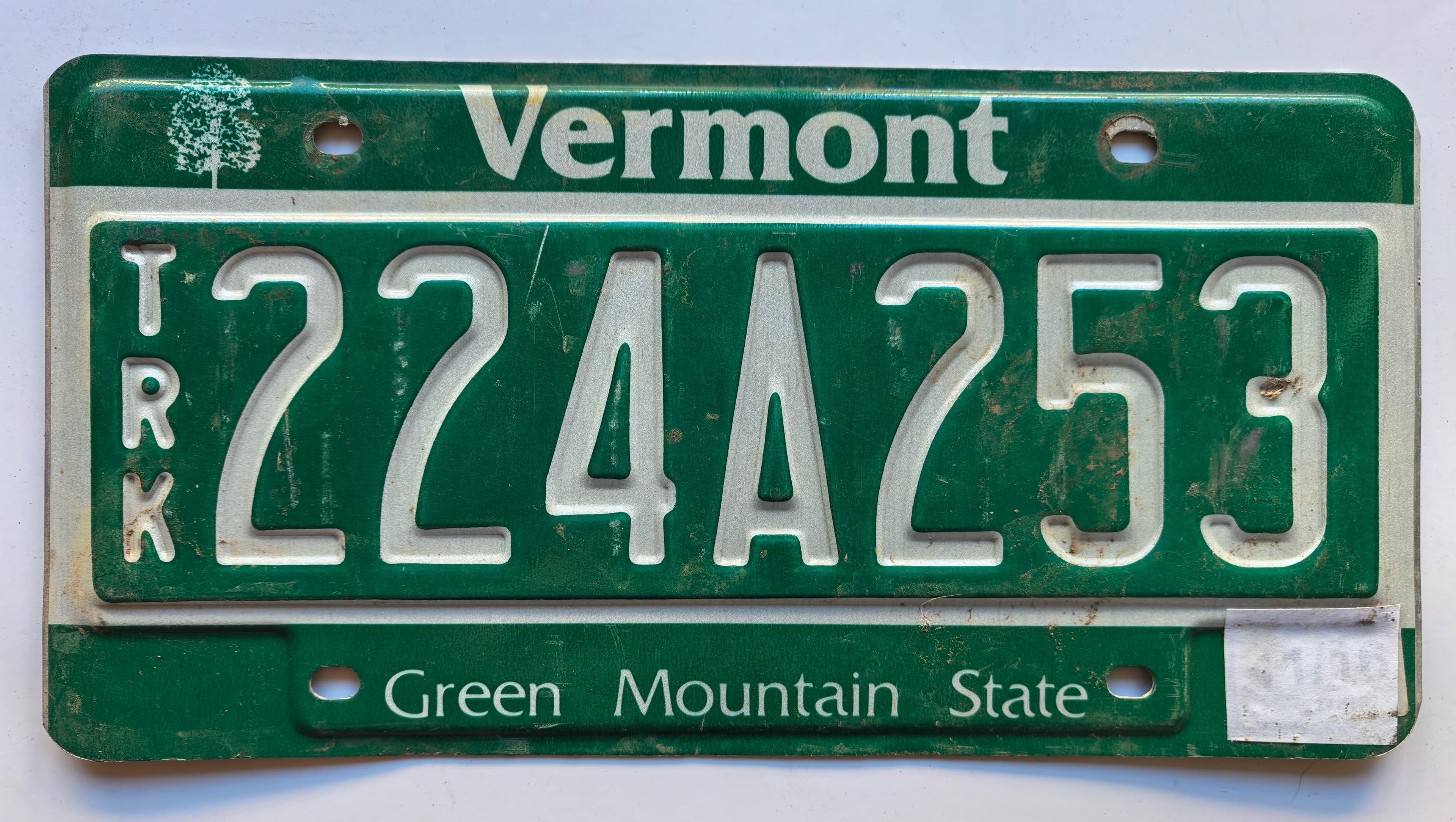 USA Kennzeichen - Vermont - 224A253, view 1