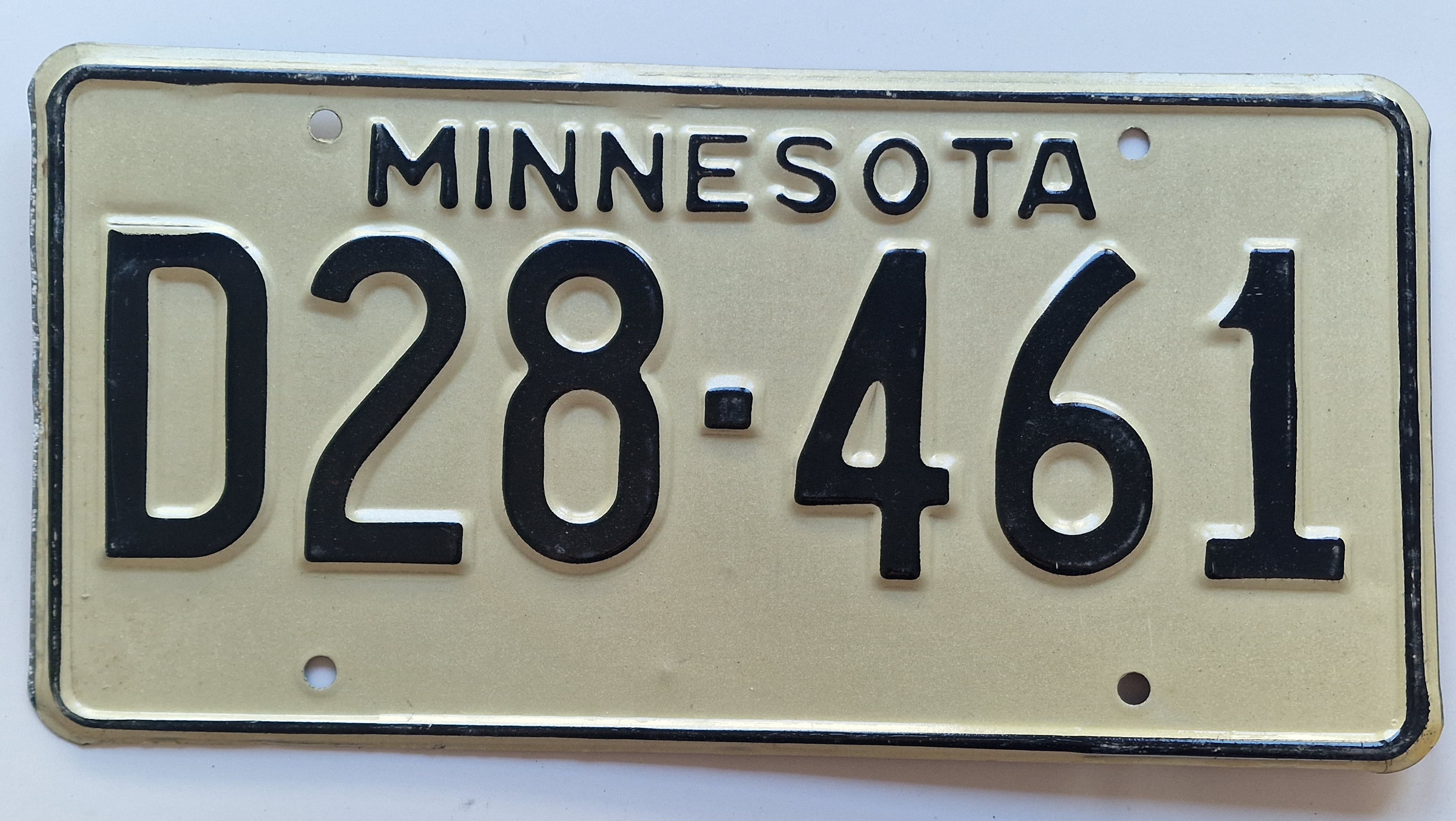 USA Kennzeichen - Minnesota - D28-461, view 1