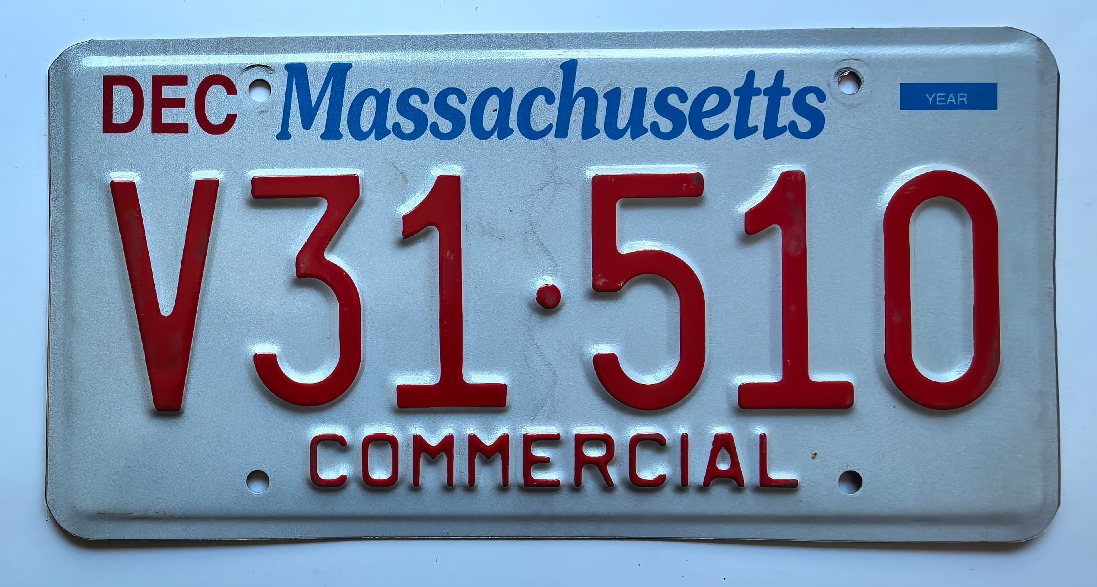 USA Kennzeichen - Massachusetts - V31-510, view 1