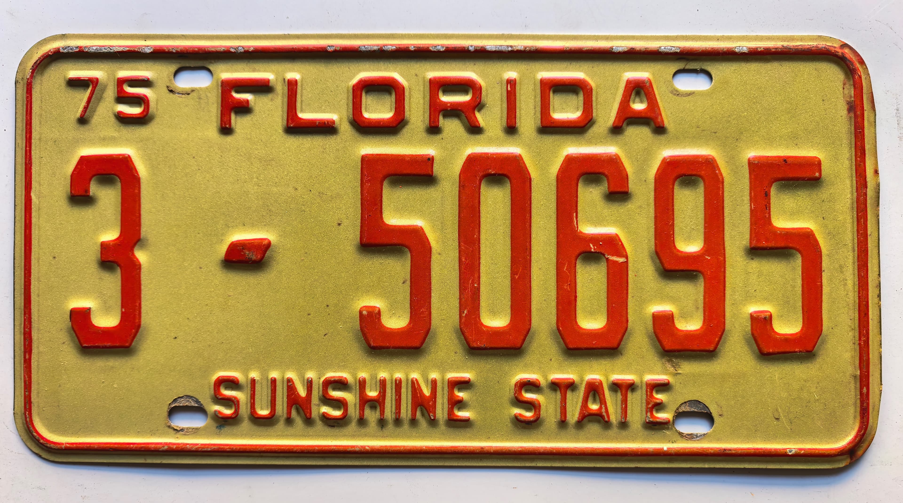 USA Kennzeichen - Florida - 3-50695, view 1