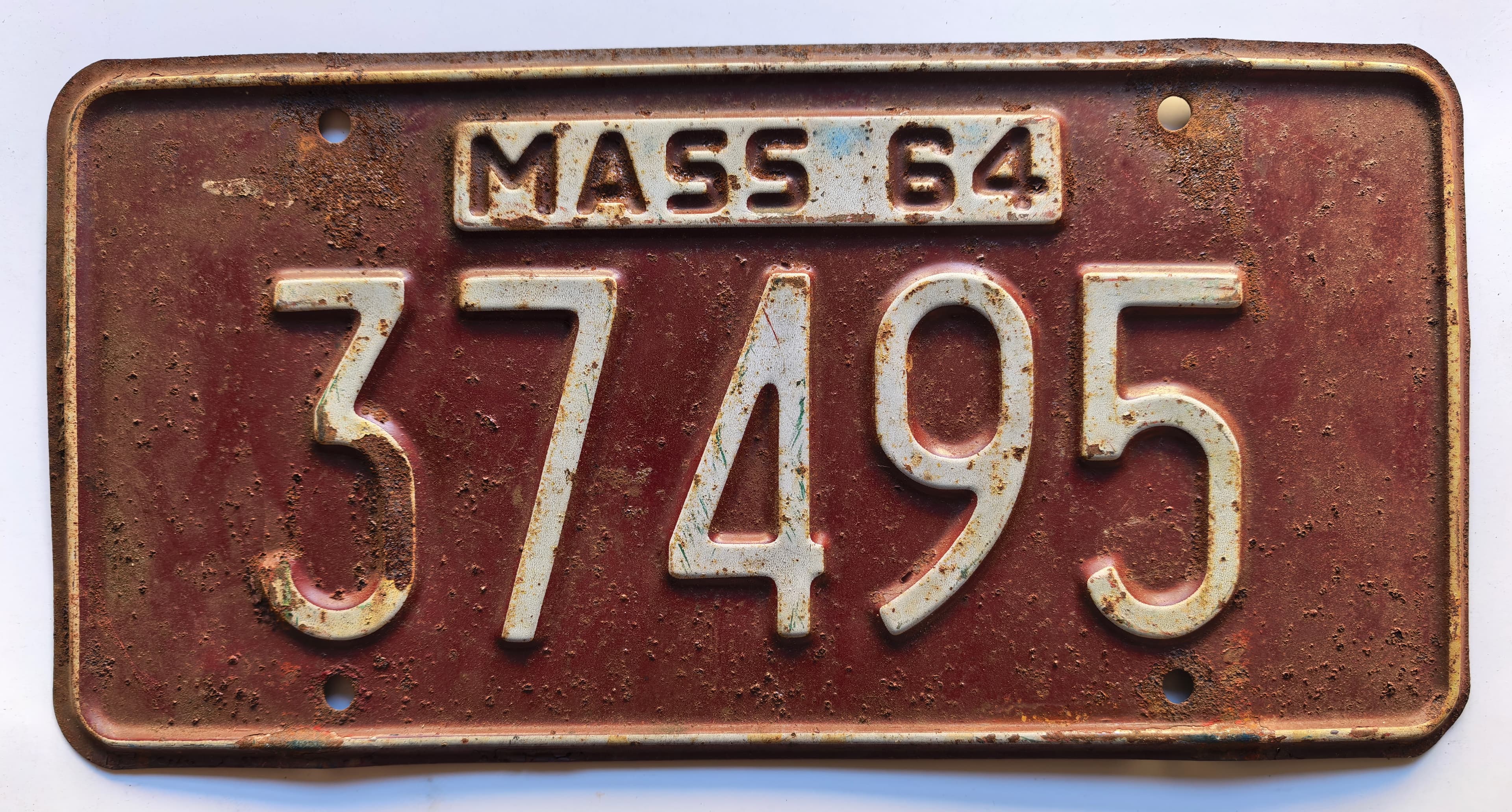 USA Kennzeichen - Massachusetts - 37495, view 1