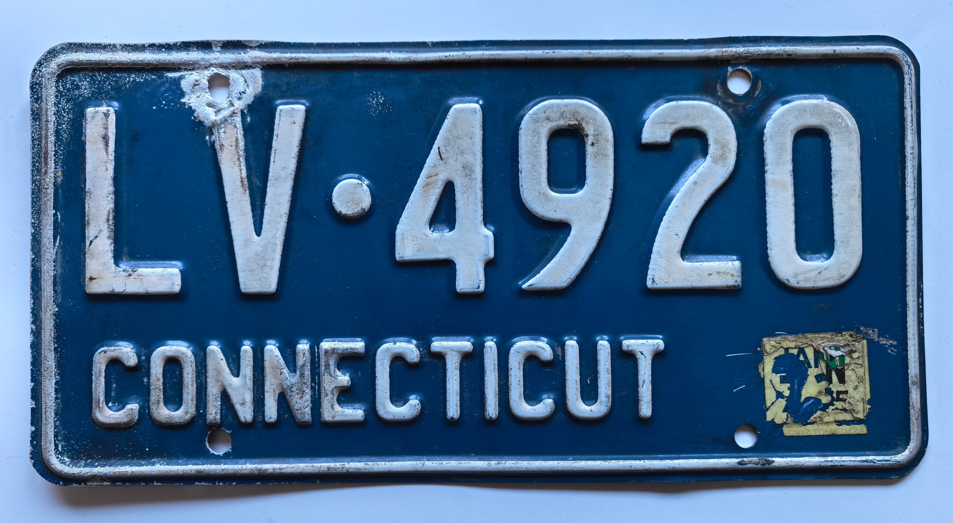 USA Kennzeichen - Connecticut - LV-4920, view 1
