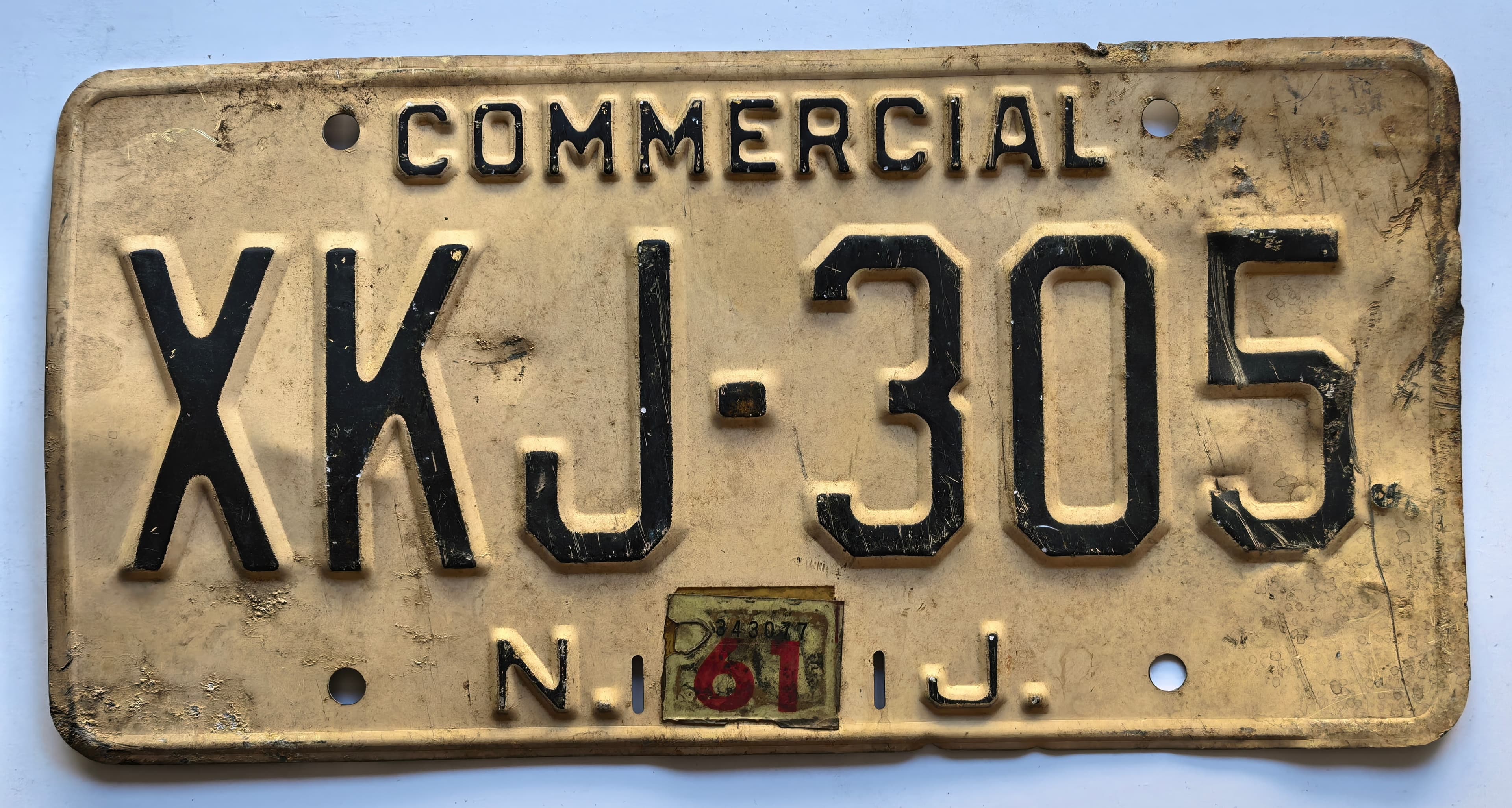 USA Kennzeichen - New Jersey - XKJ-305, view 1