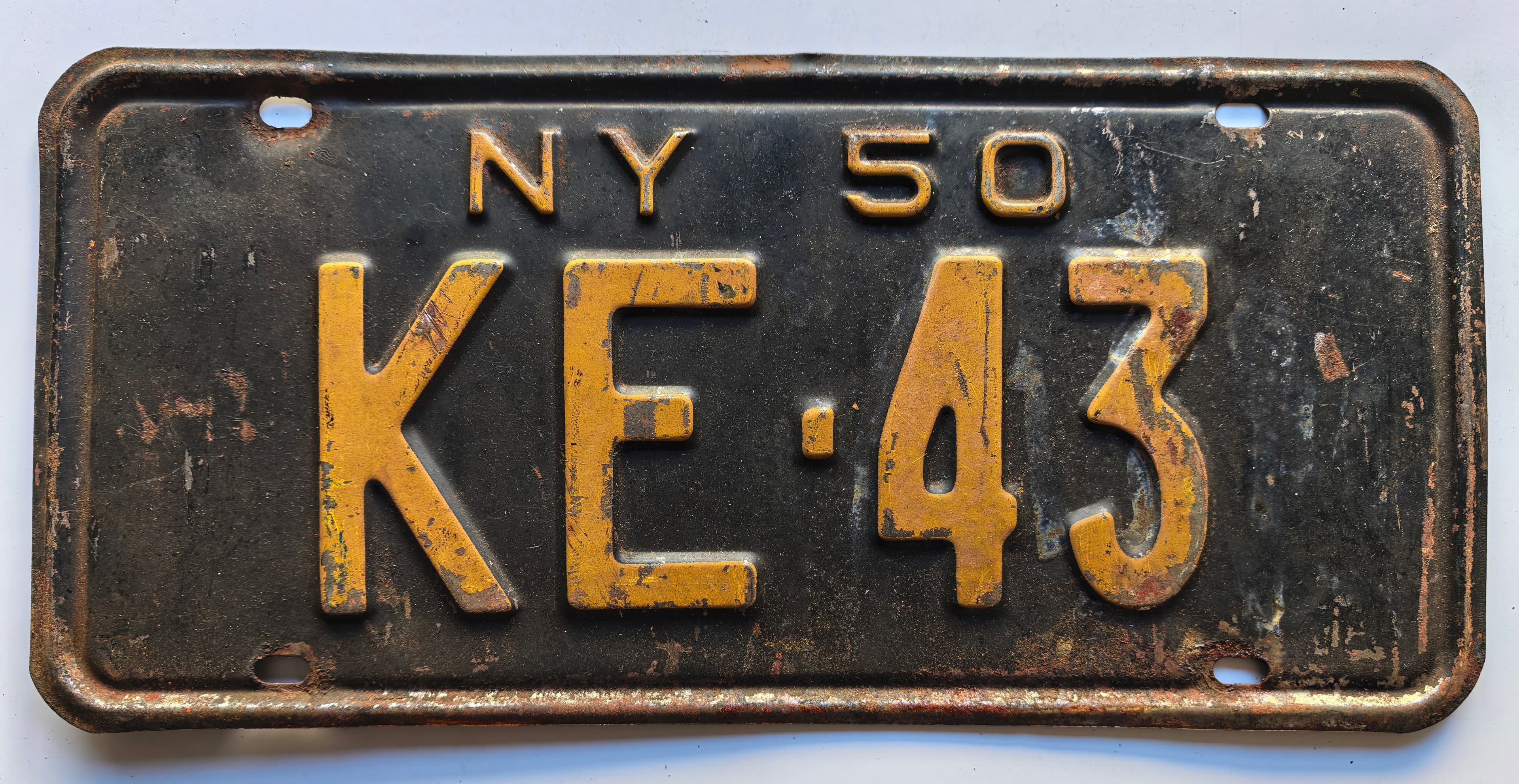USA Kennzeichen - New York - KE·43, view 1
