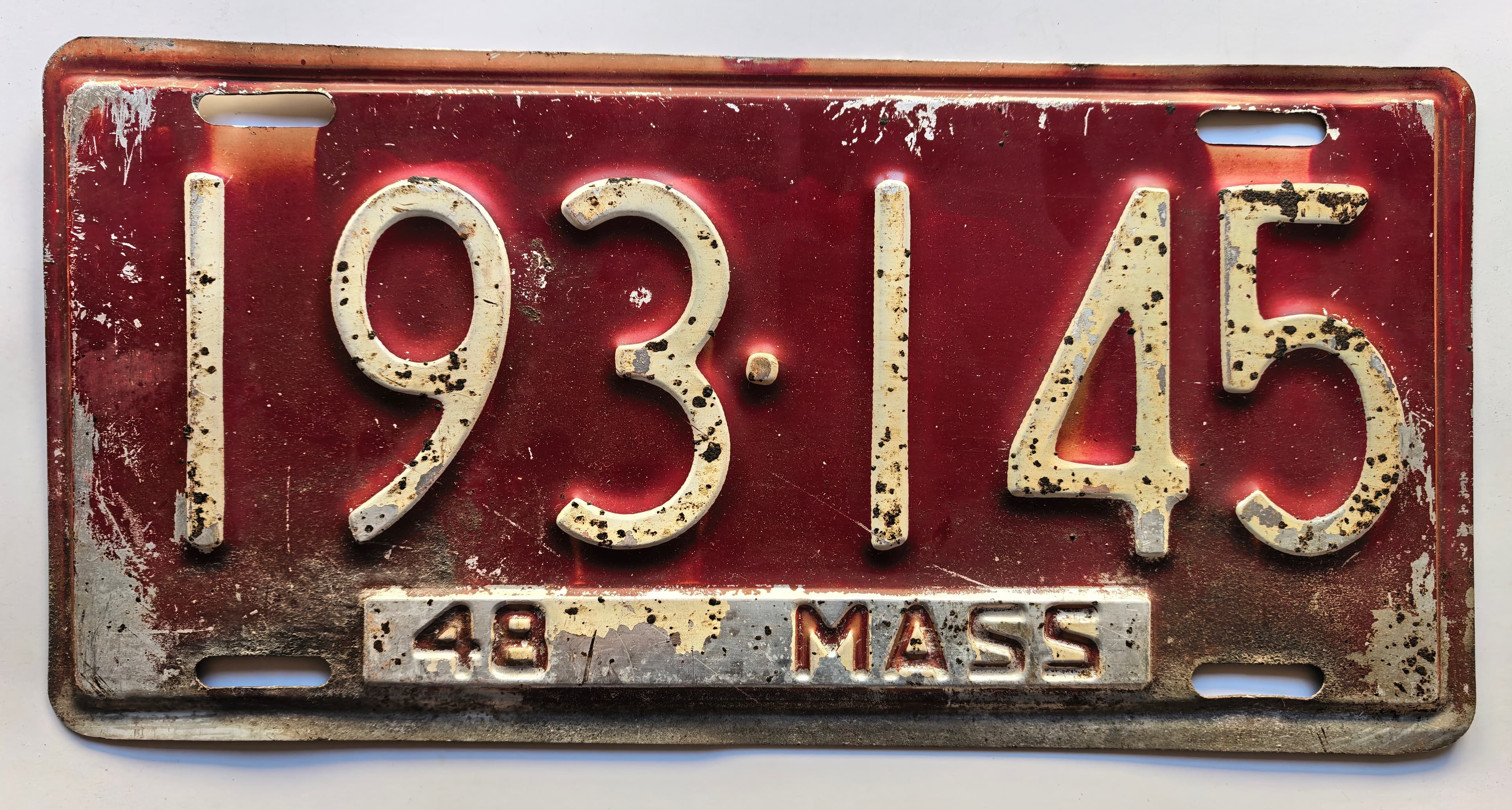 USA Kennzeichen - Massachusetts - 193·145, view 1