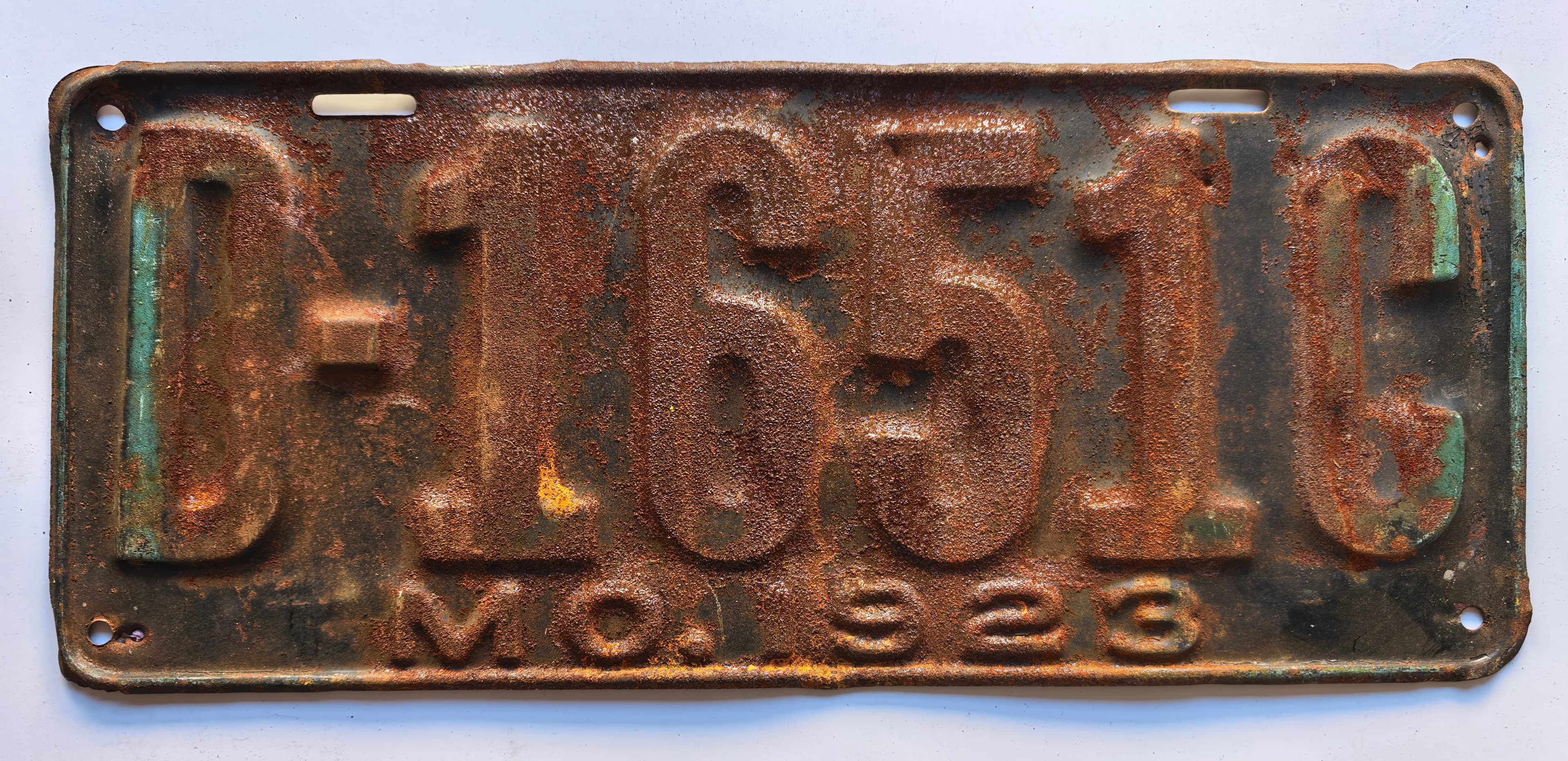 USA Kennzeichen - Missouri - D-1651C, view 1