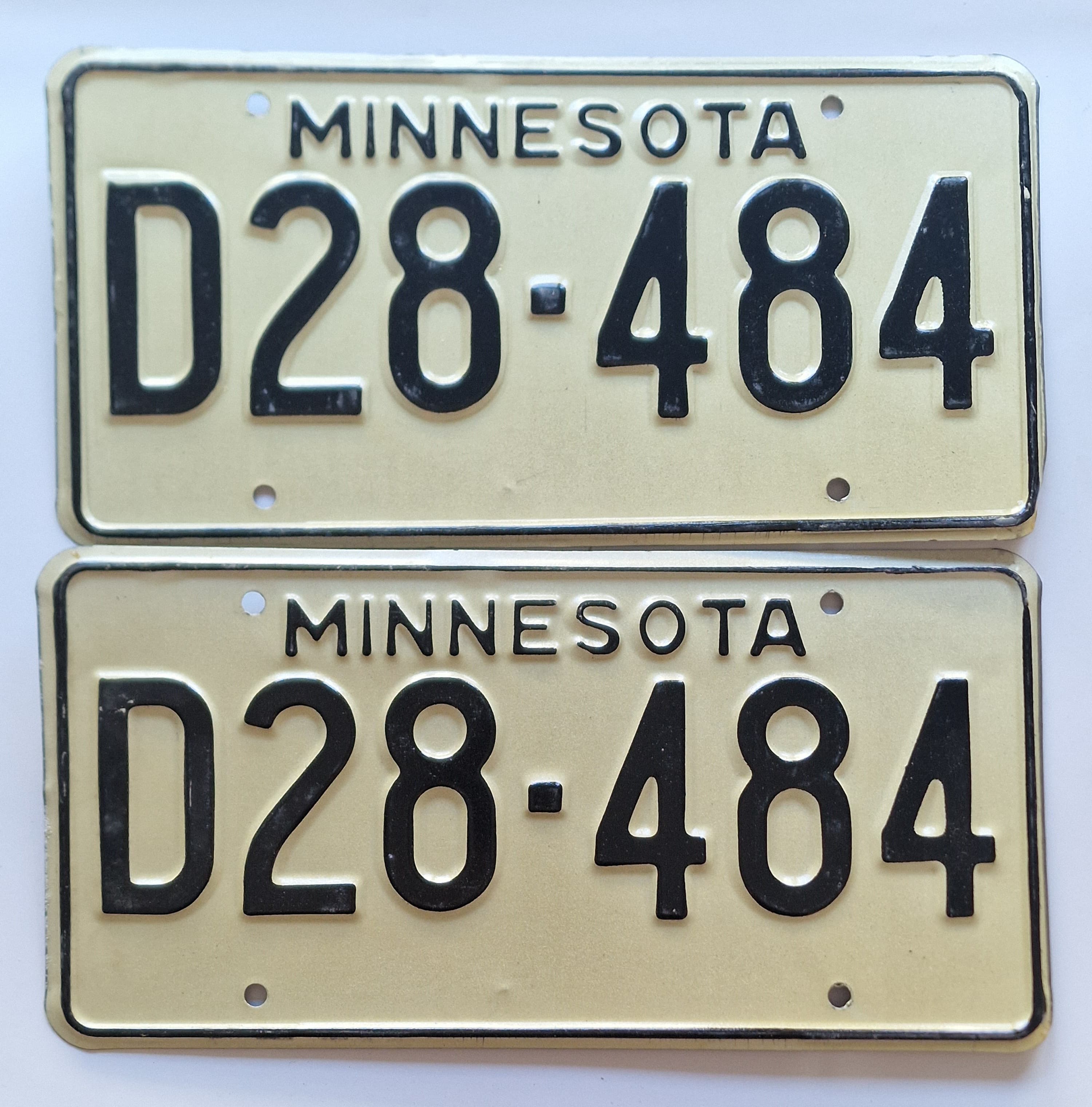 USA Kennzeichen - Minnesota - D28-484, view 1