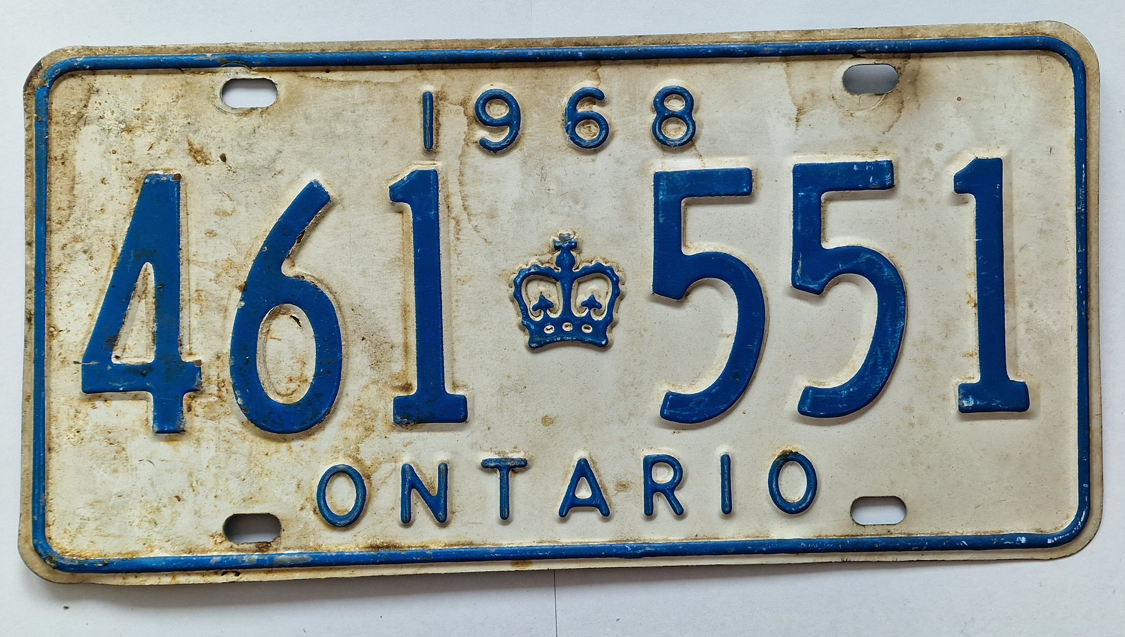 Canada Kennzeichen - Ontario - 461-551, view 1