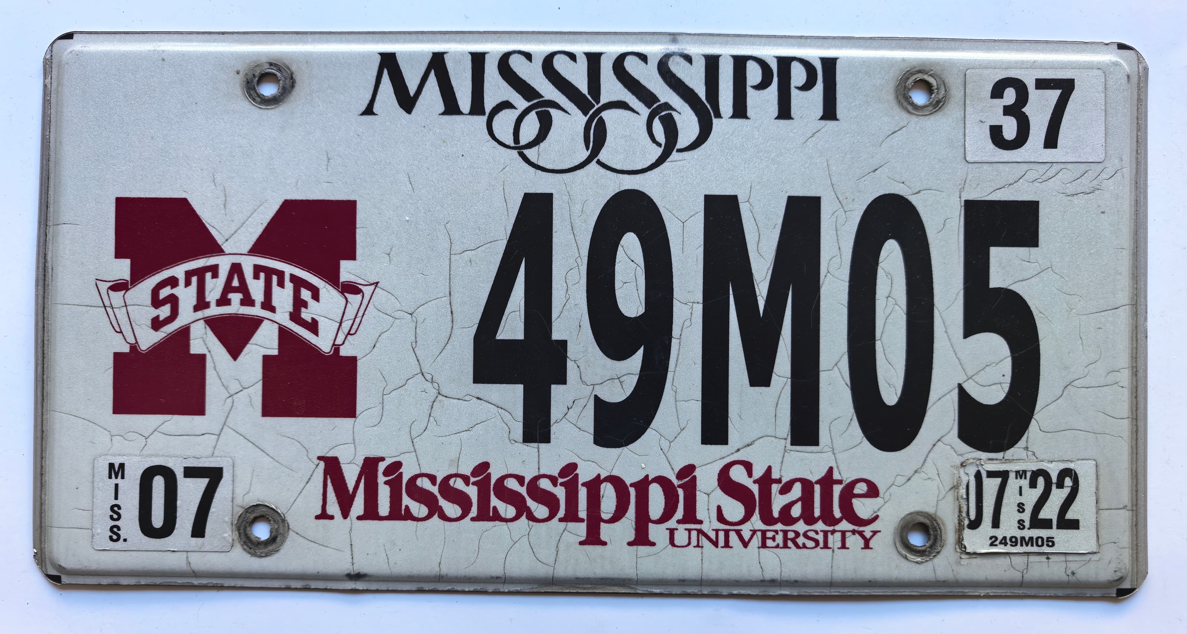 USA Kennzeichen - Mississippi - 49M05, view 1