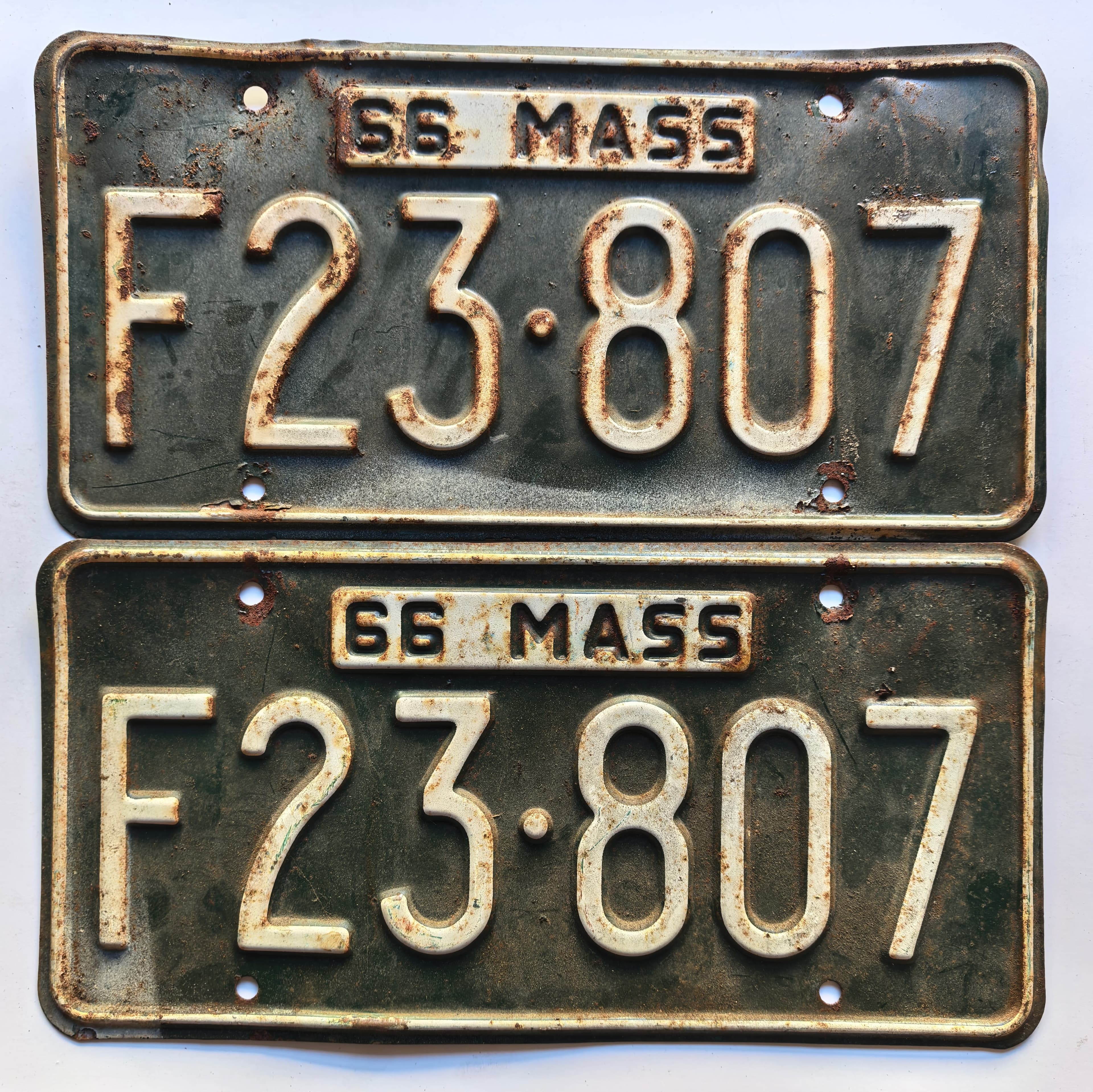 USA Kennzeichen - Massachusetts - F23-807, view 1