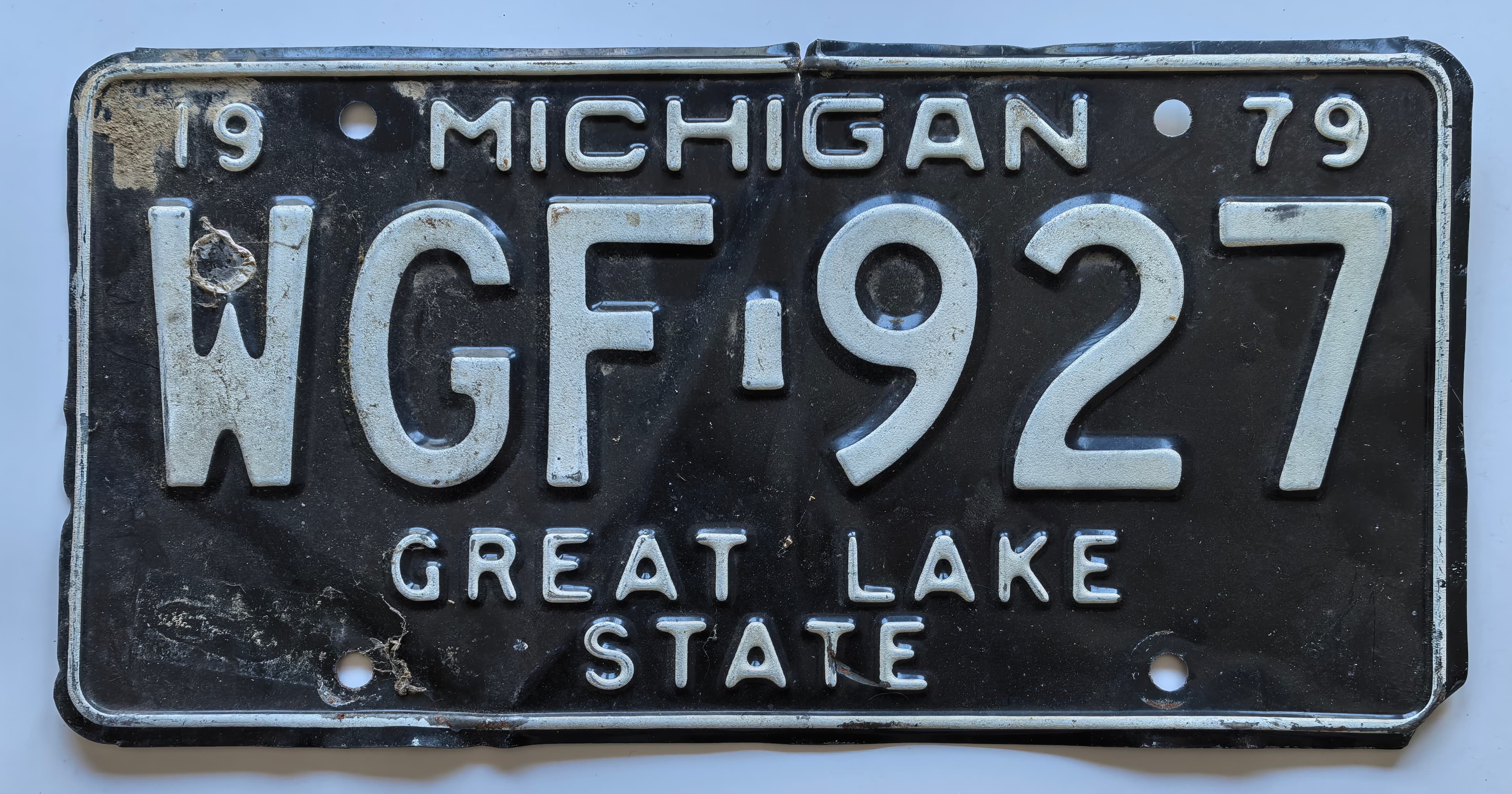 USA Kennzeichen - Michigan - WGF-927, view 1
