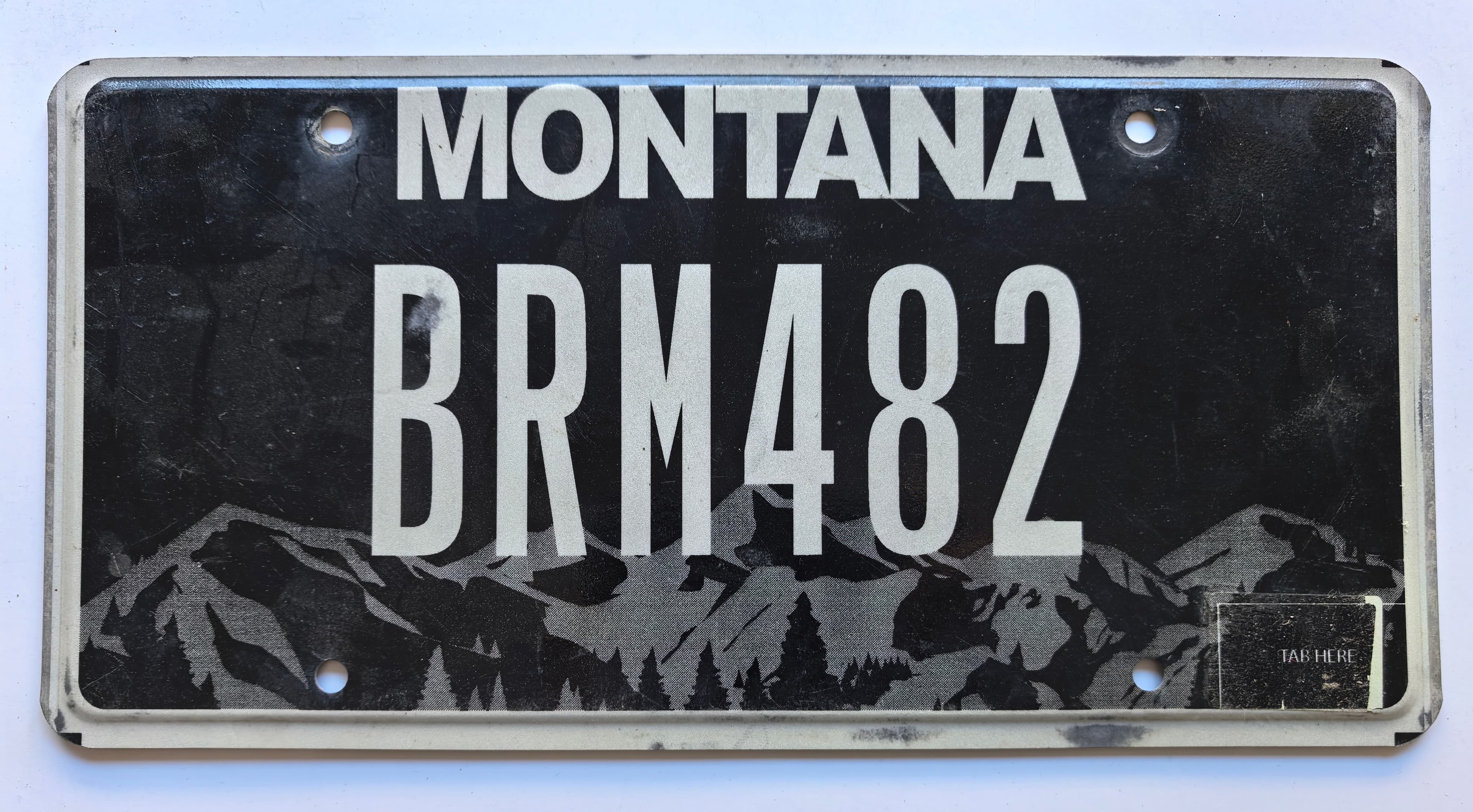 USA Kennzeichen - Montana - BRM482, view 1