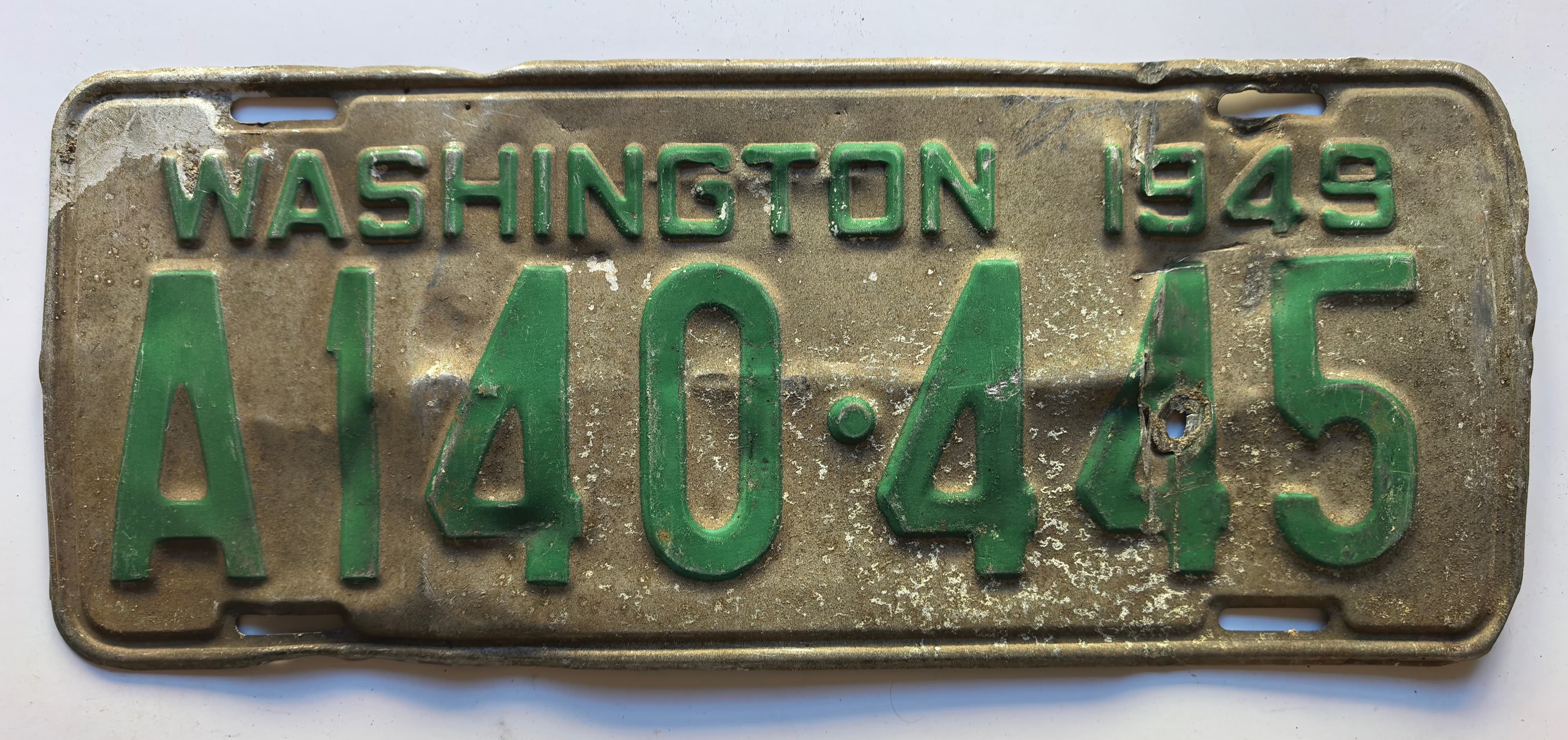 USA Kennzeichen - Washington - A140-445, view 1
