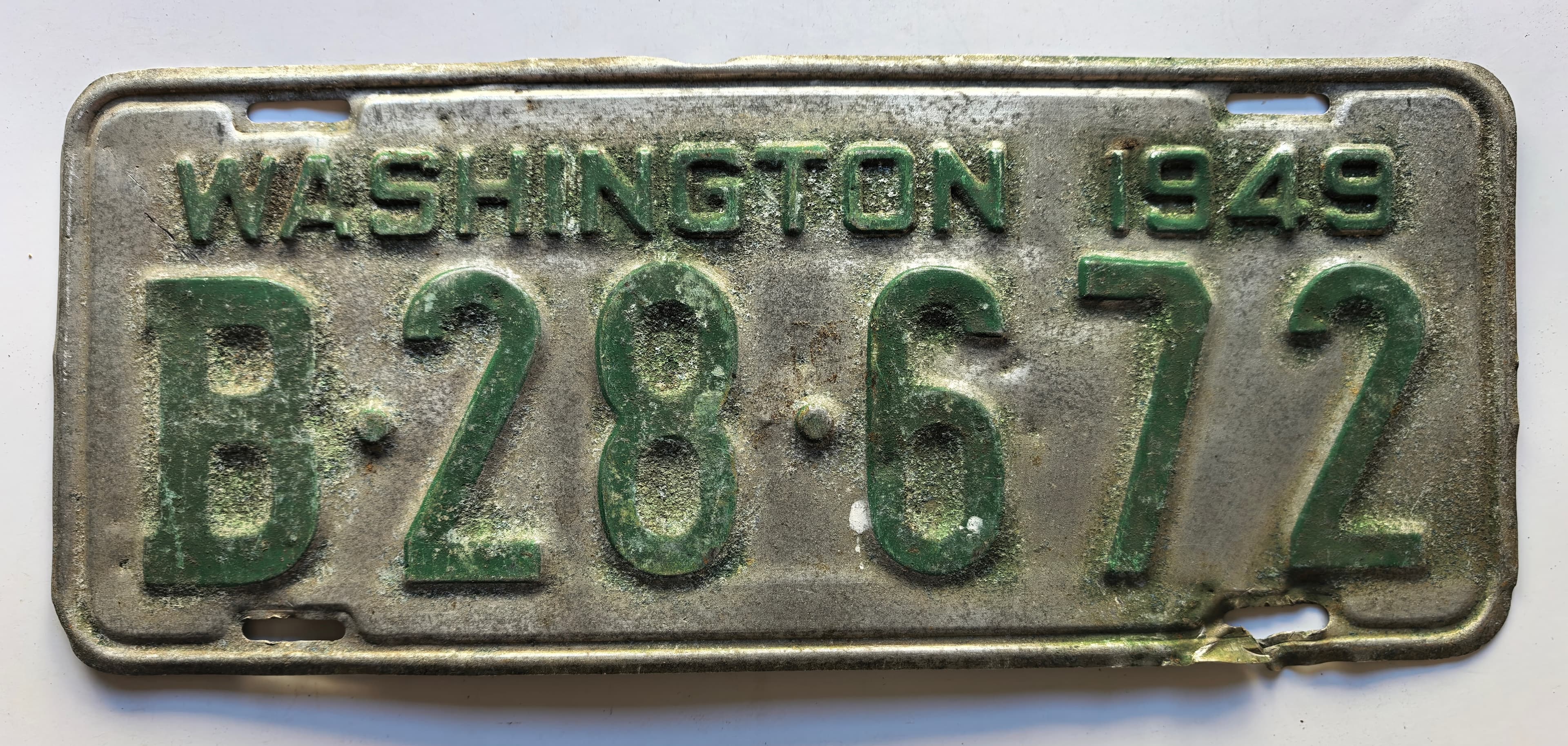 USA Kennzeichen - Washington - B-28-672, view 1