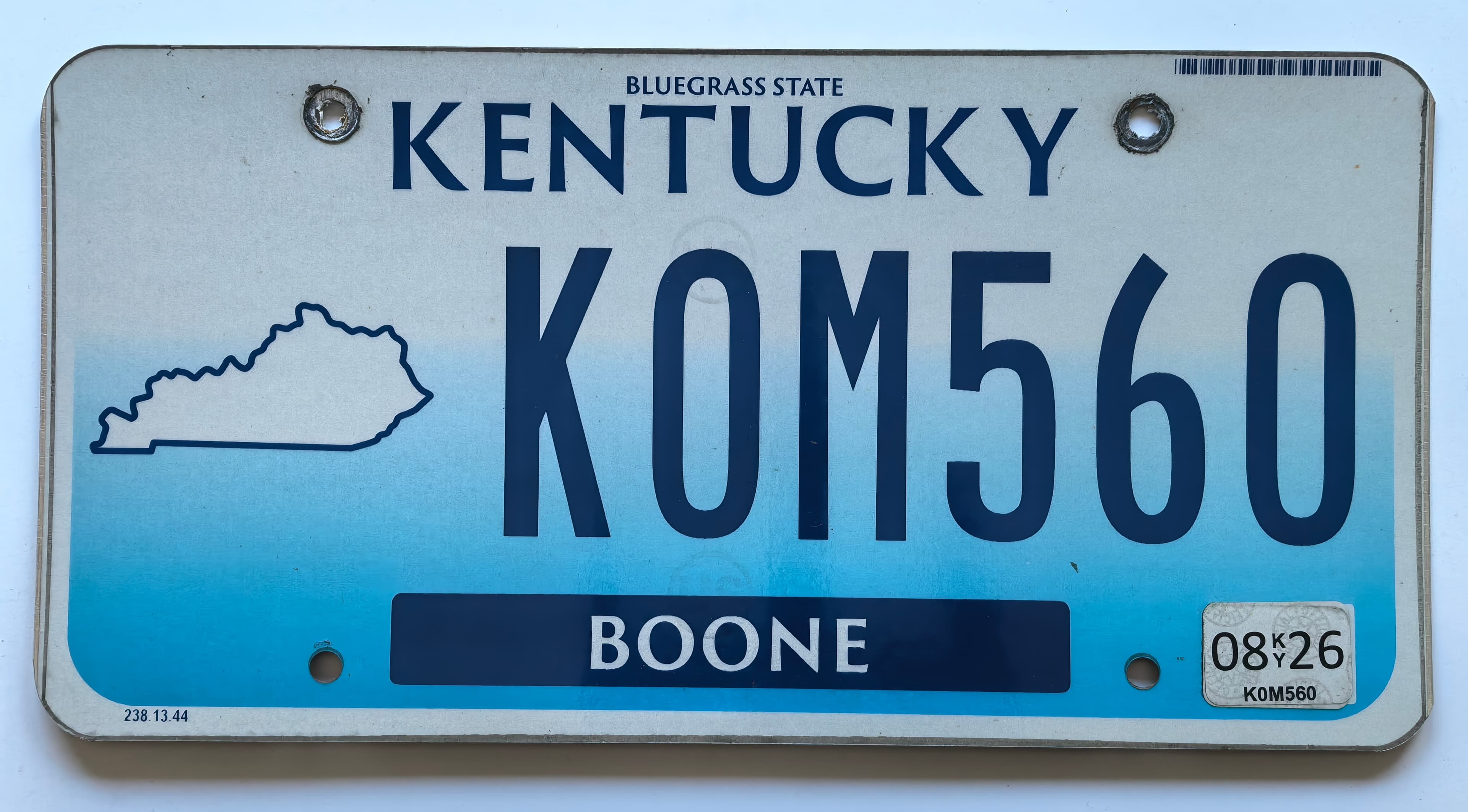 USA Kennzeichen - Kentucky - KOM560, view 1