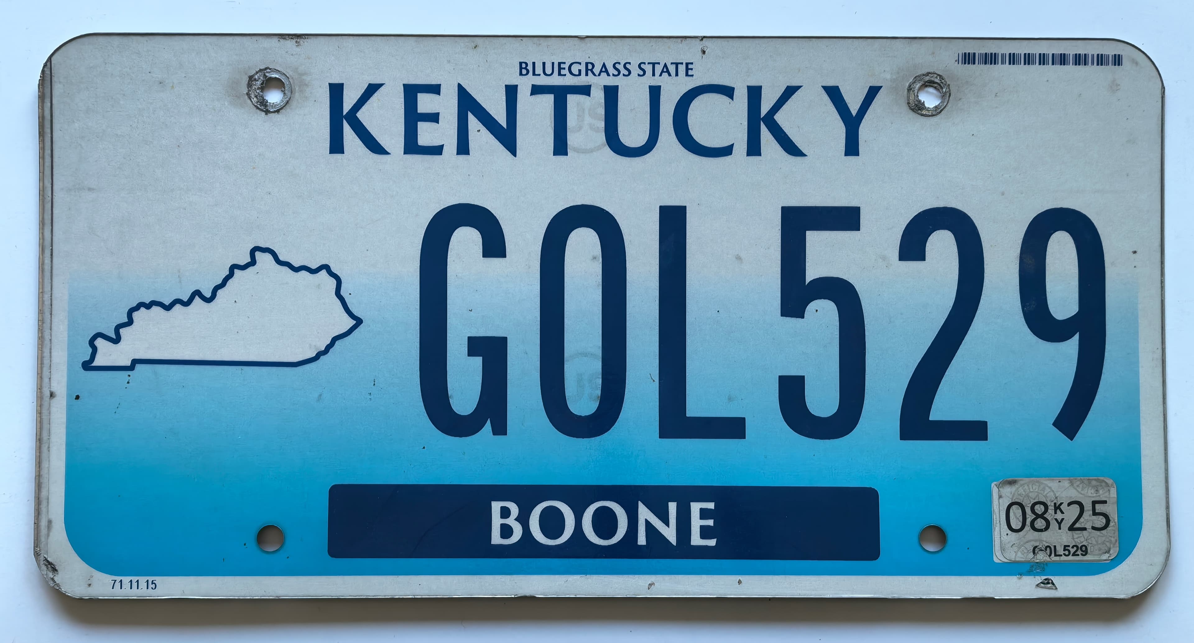 USA Kennzeichen - Kentucky - GOL529